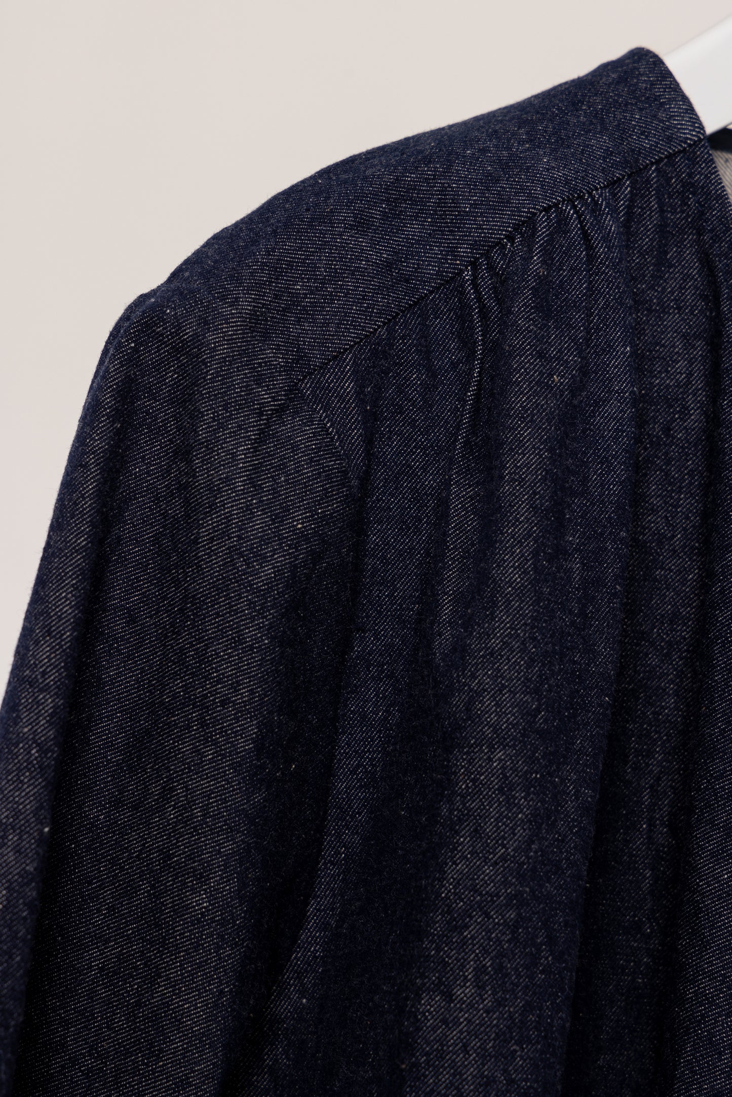 Pleated Denim Jacket
