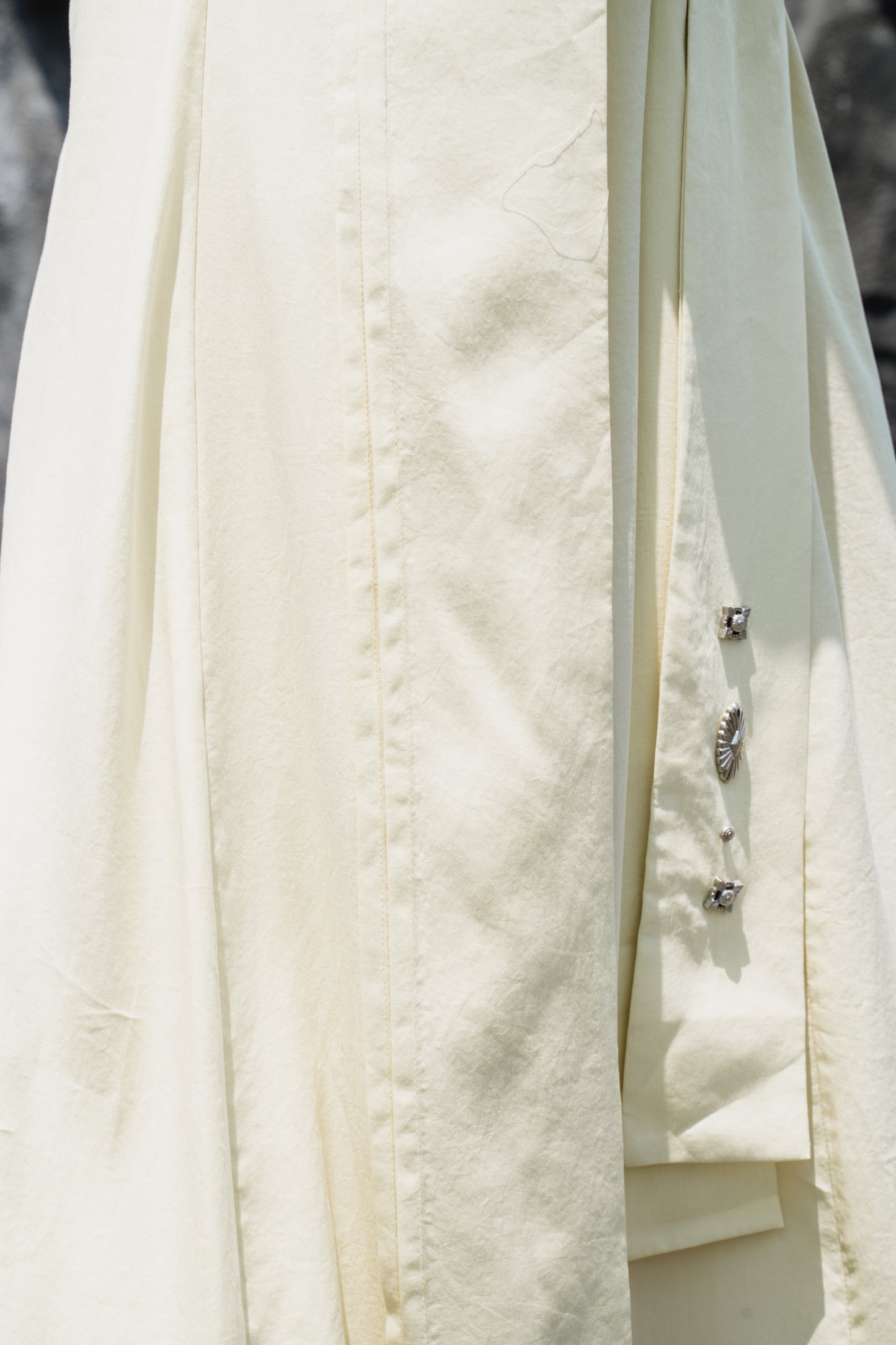 Yellow Sleeveless Twist-Front Dress With Back Detail