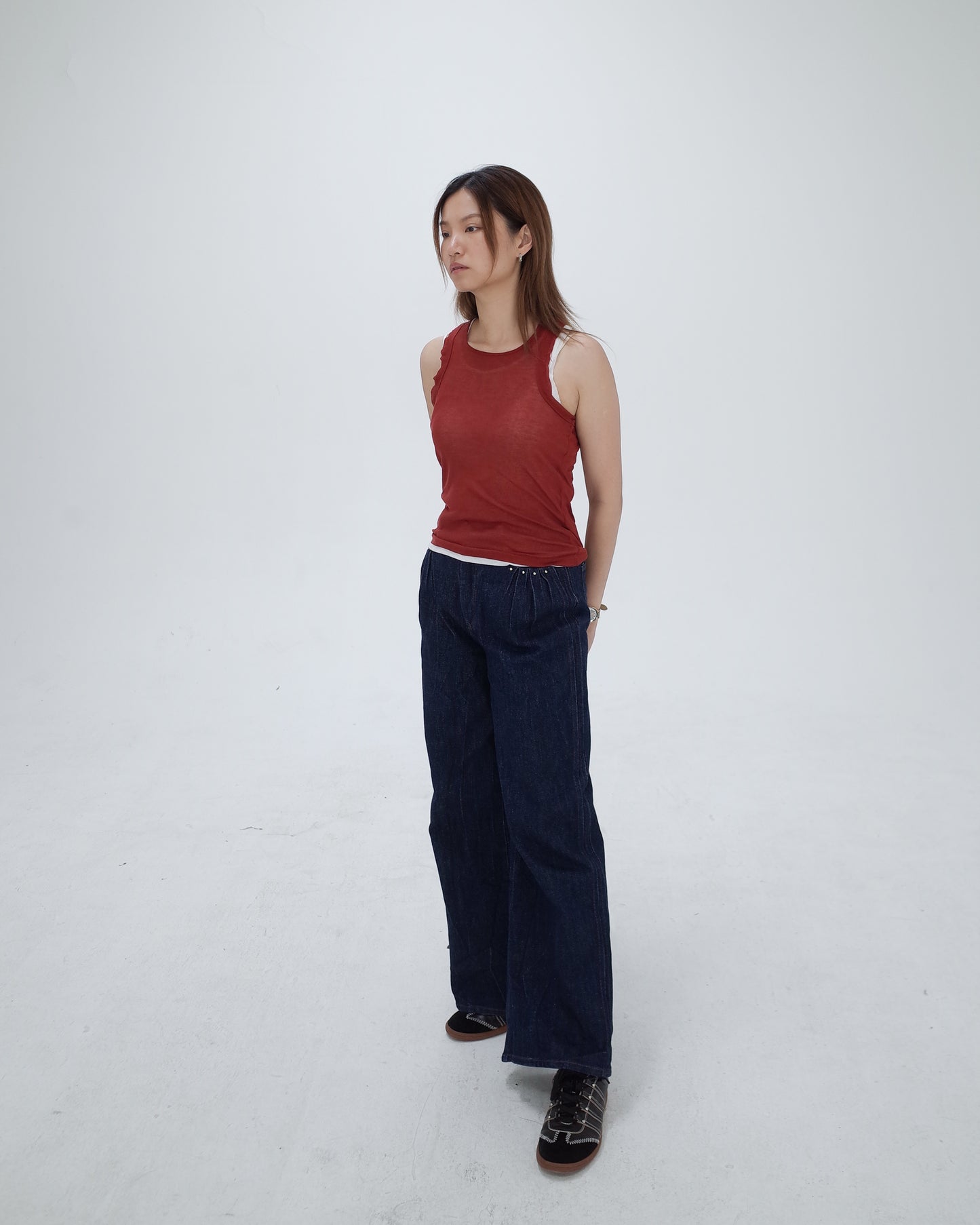 Red Cross Back TanK Top