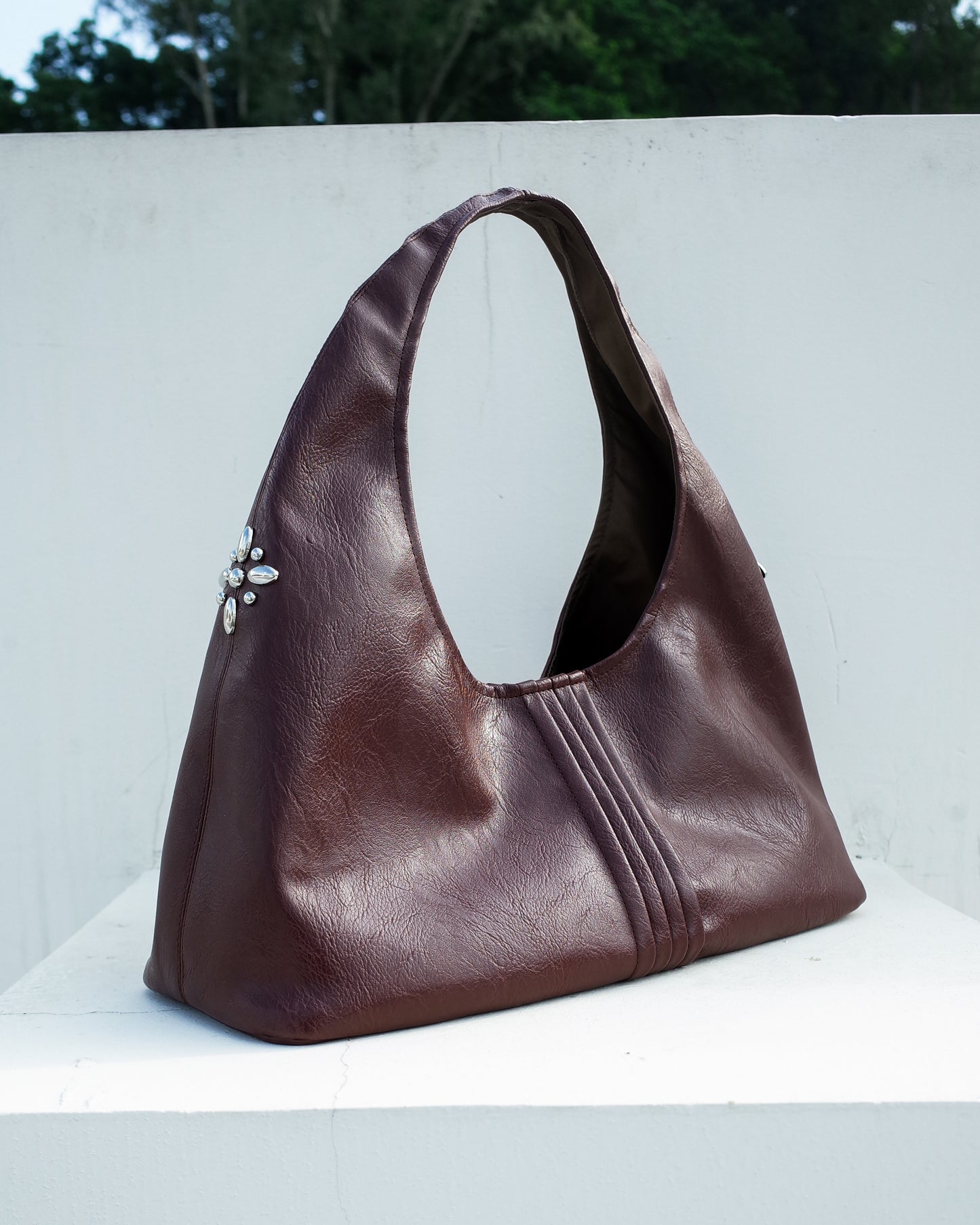 Leather Hobo Bag