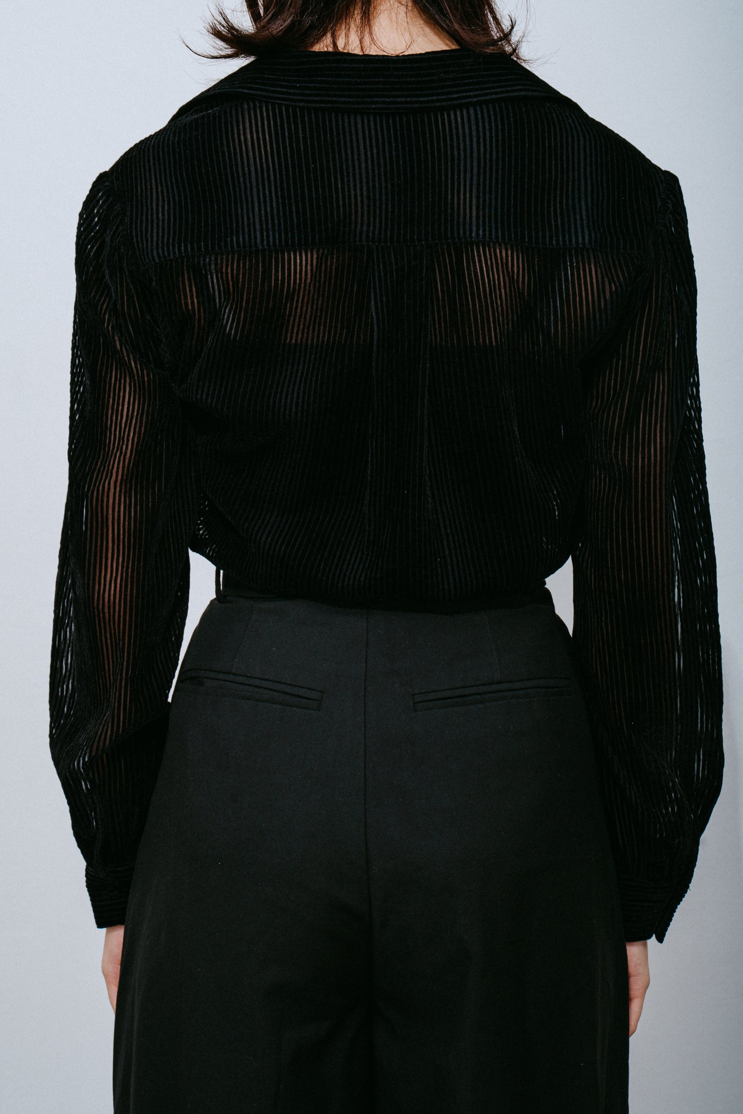 Semi-sheer Sliver Shirt