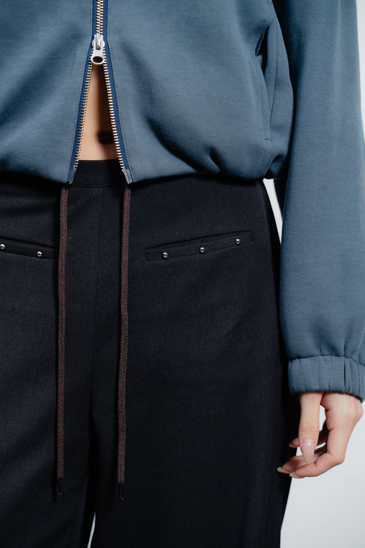 Brown V-Waist Trousers