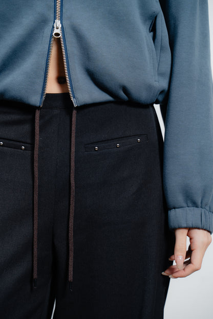 Brown V-Waist Trousers