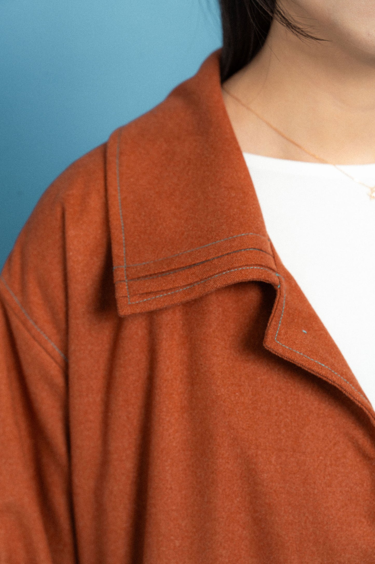 Red Oversized Coat