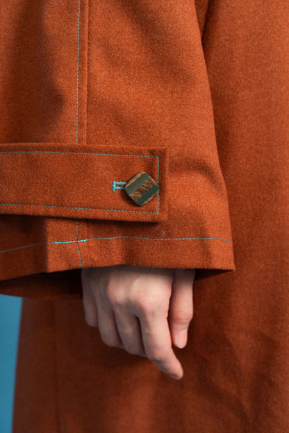 Red Oversized Coat