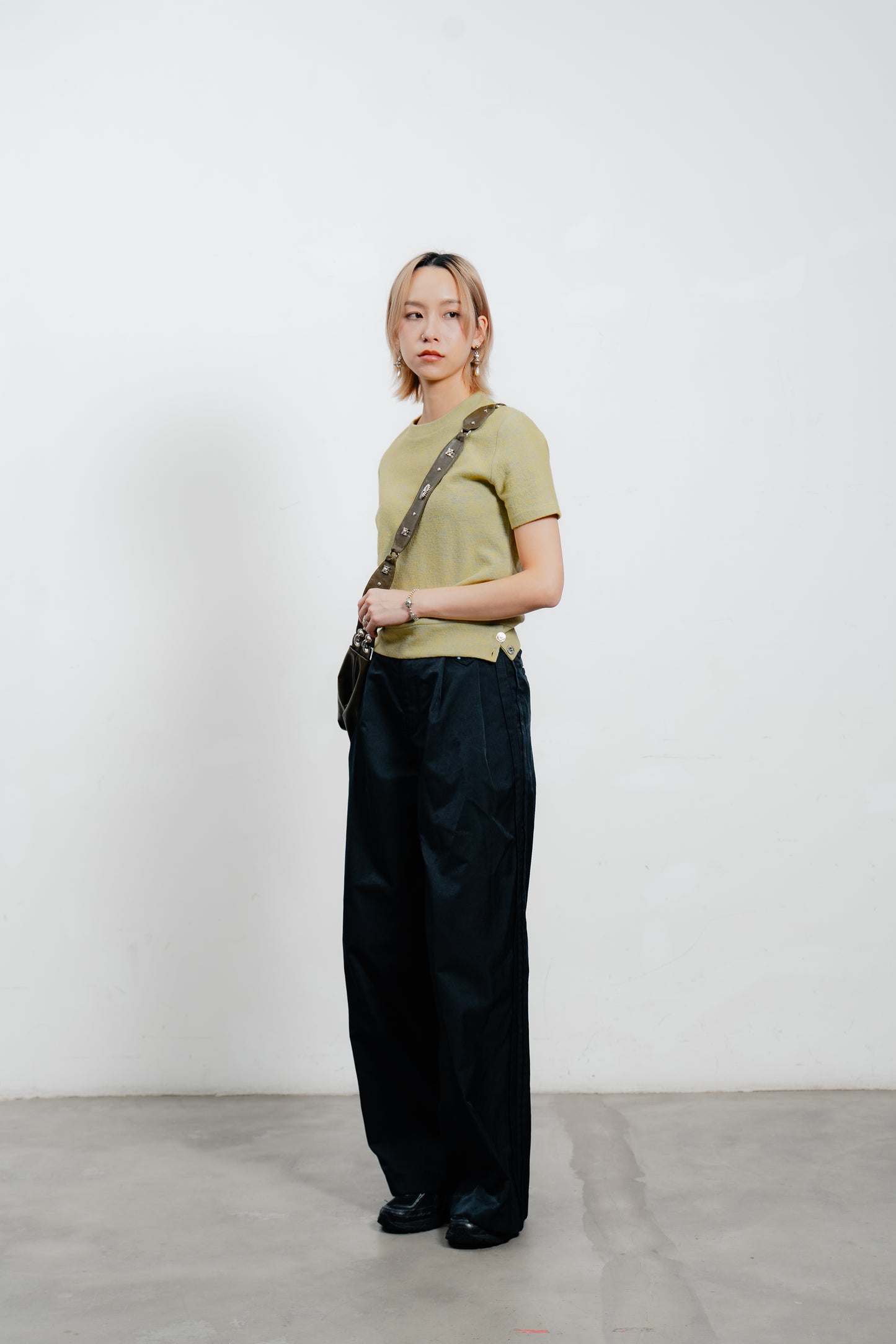 Wool Short Sleeve Jumper