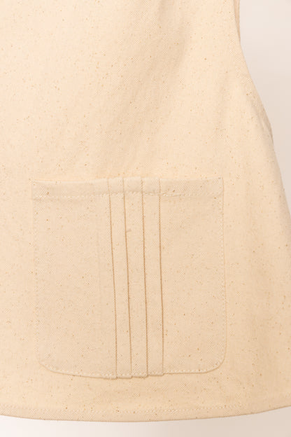 Cropped Short - Sleeved Denim Top