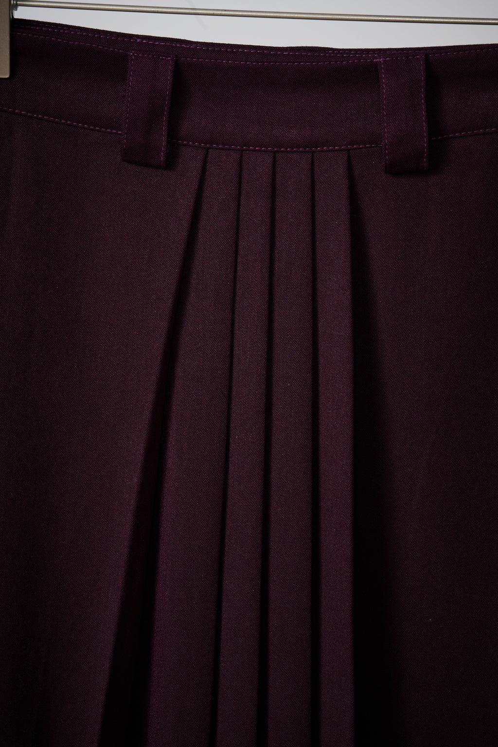 Mid-length A-line skirt