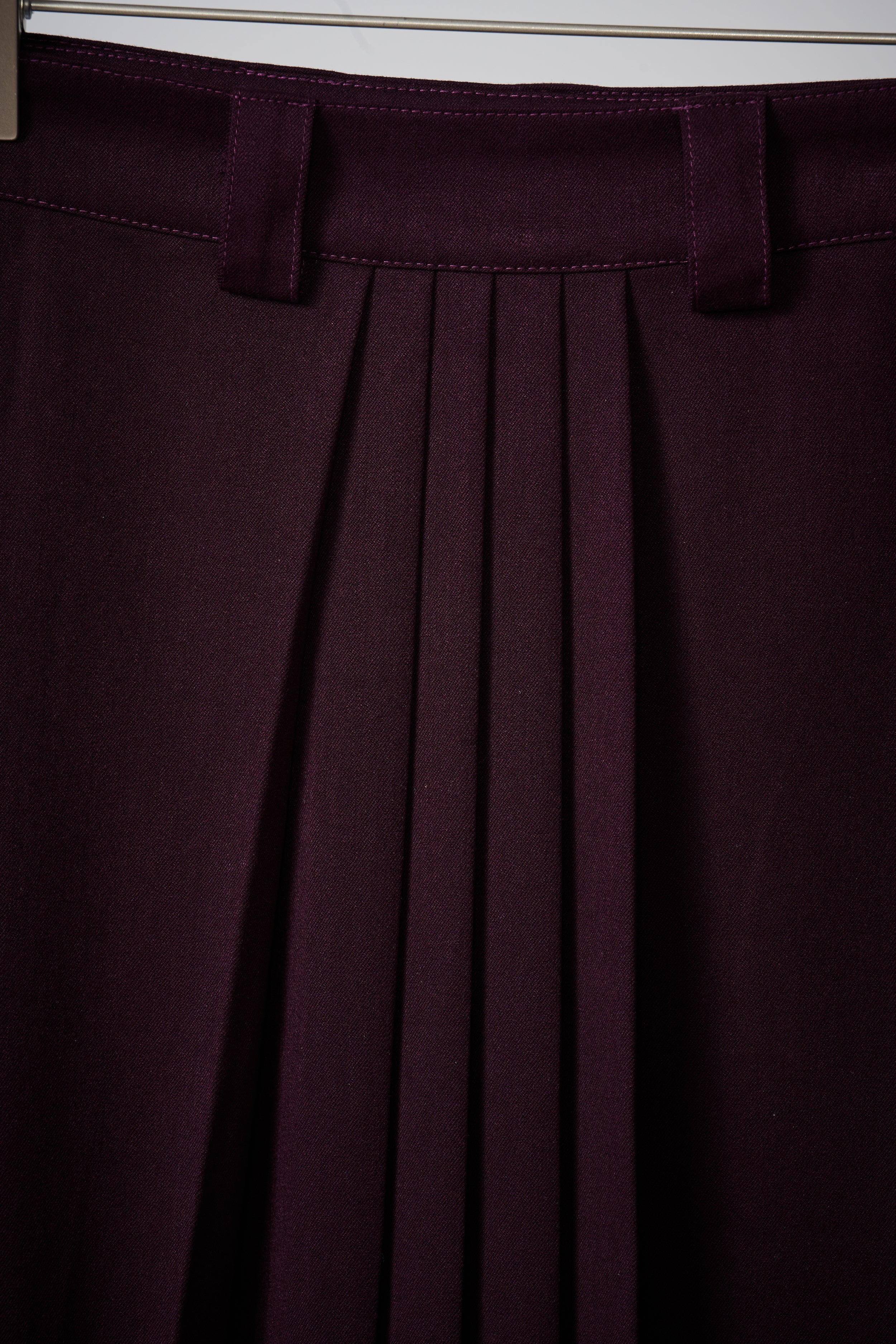 Mid-length A-line skirt