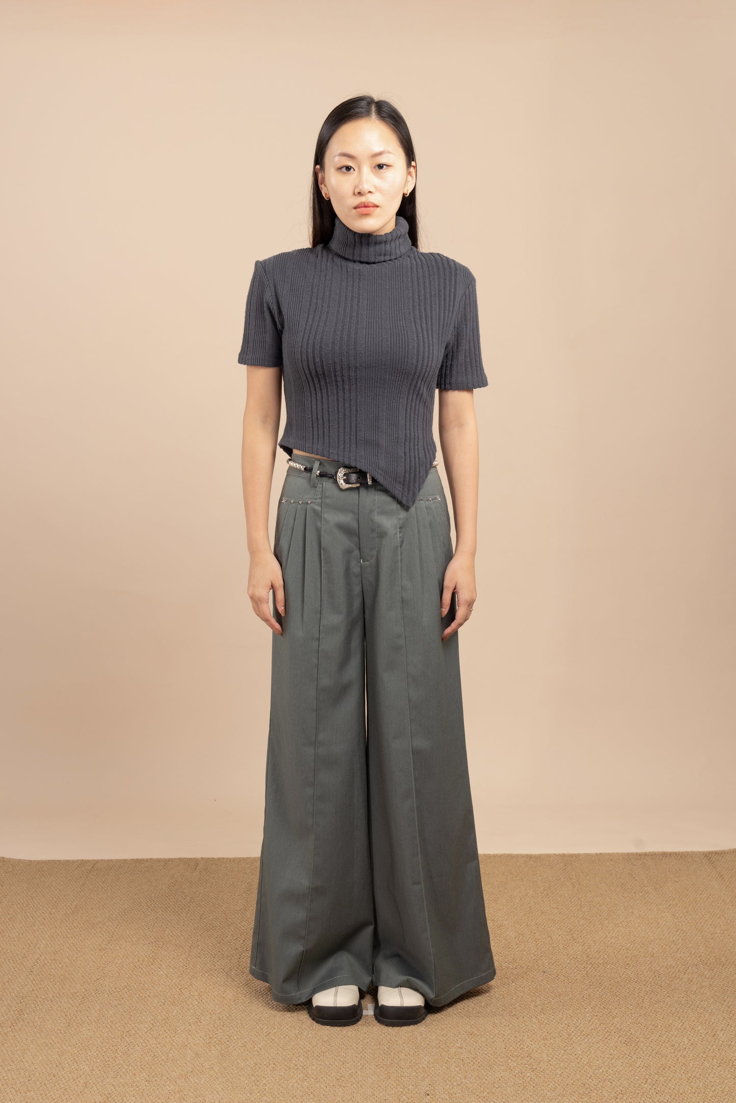 Ribbed blend jumper