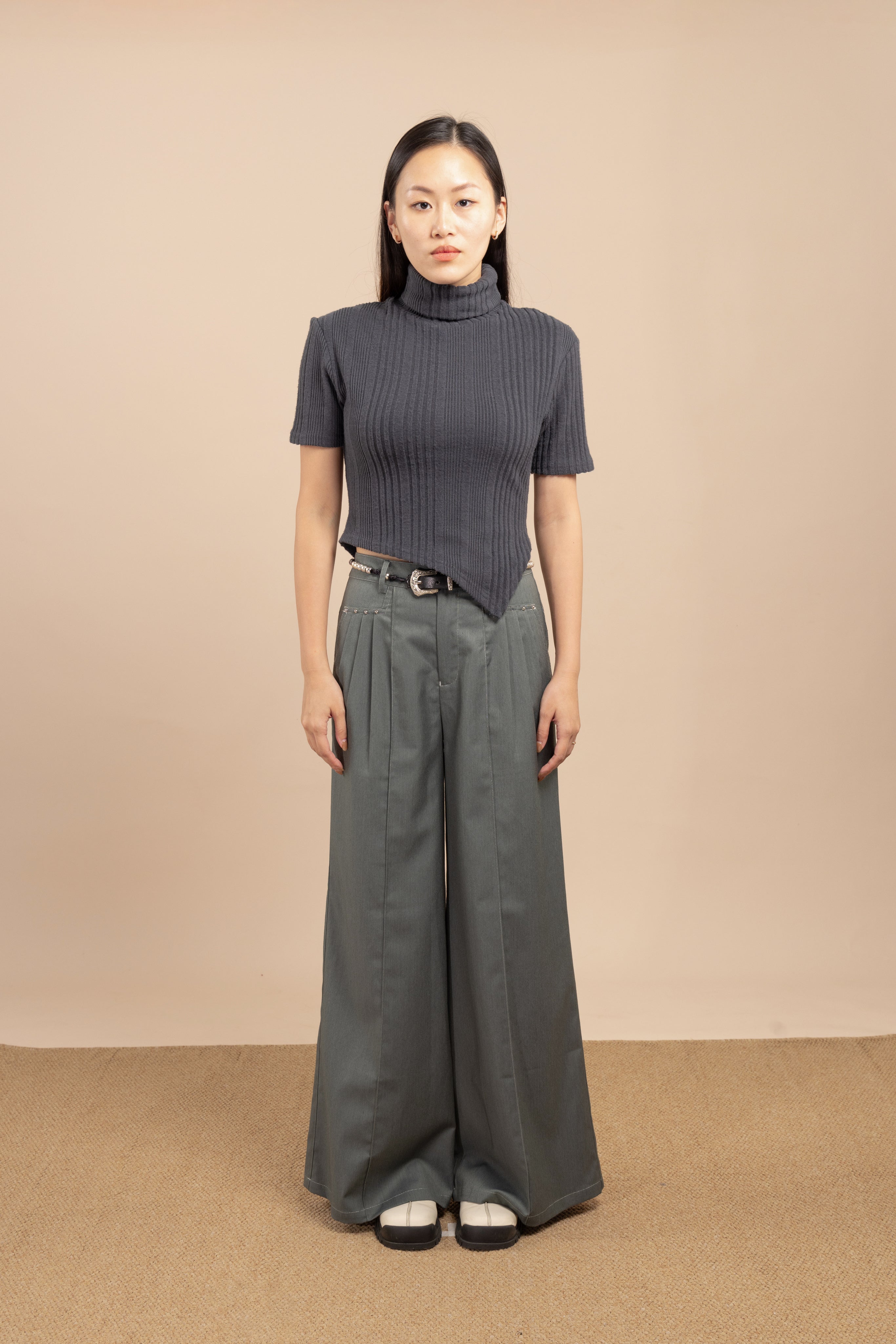 Ribbed blend jumper