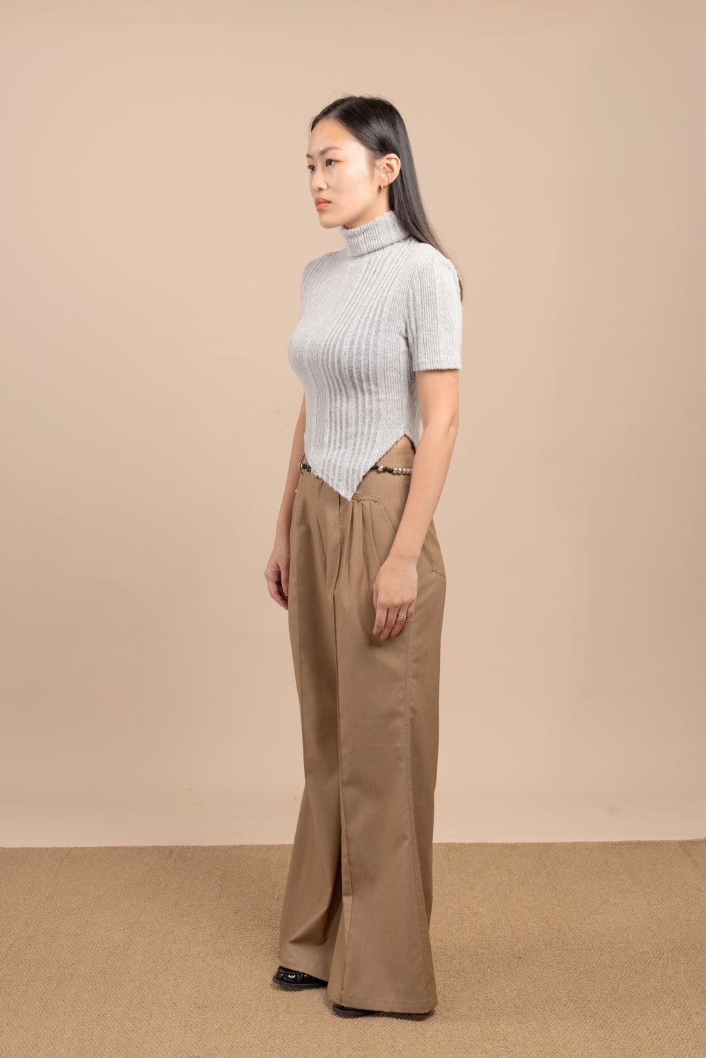 Ribbed blend jumper