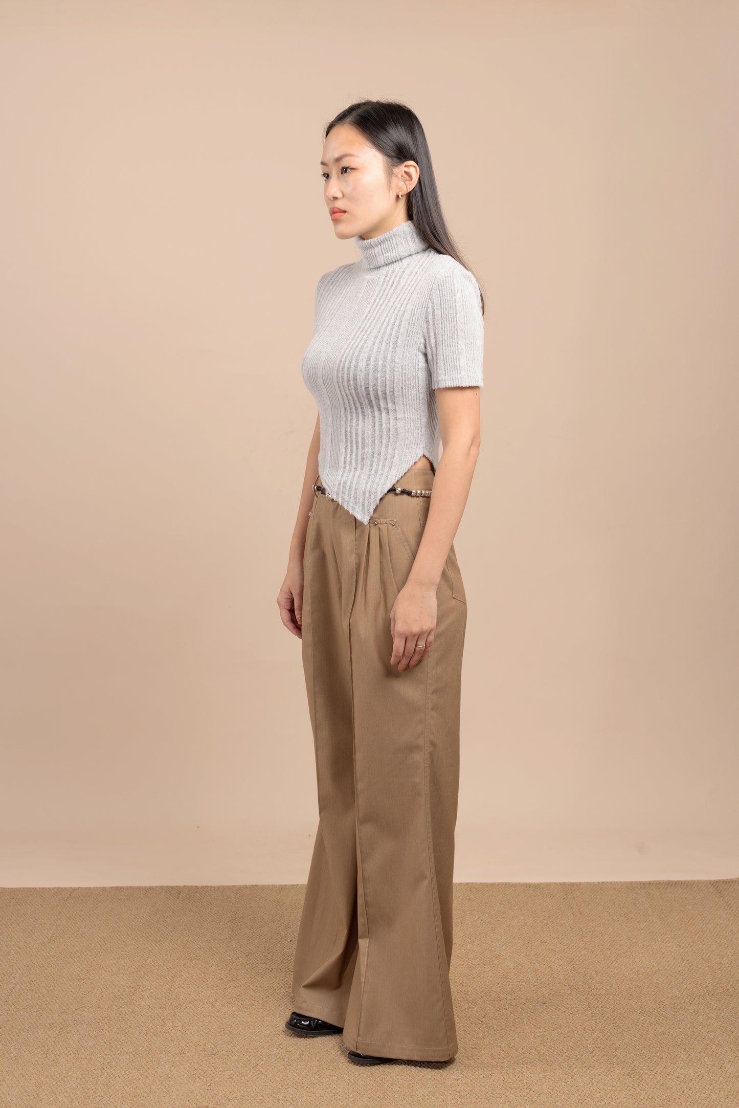 Ribbed blend jumper