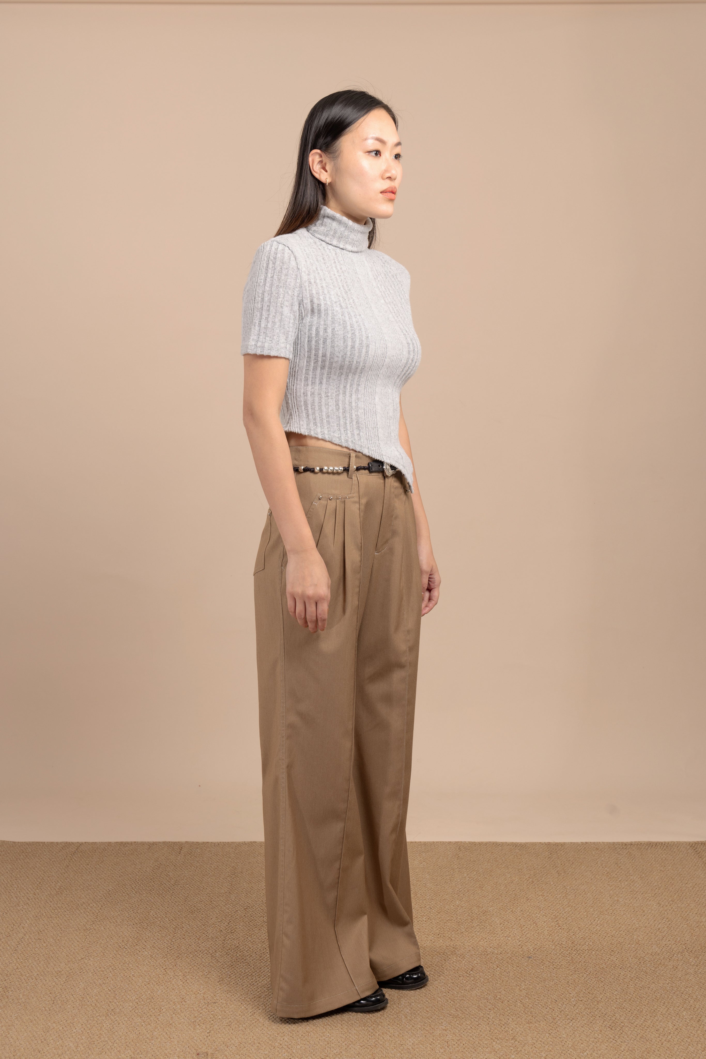 Ribbed blend jumper