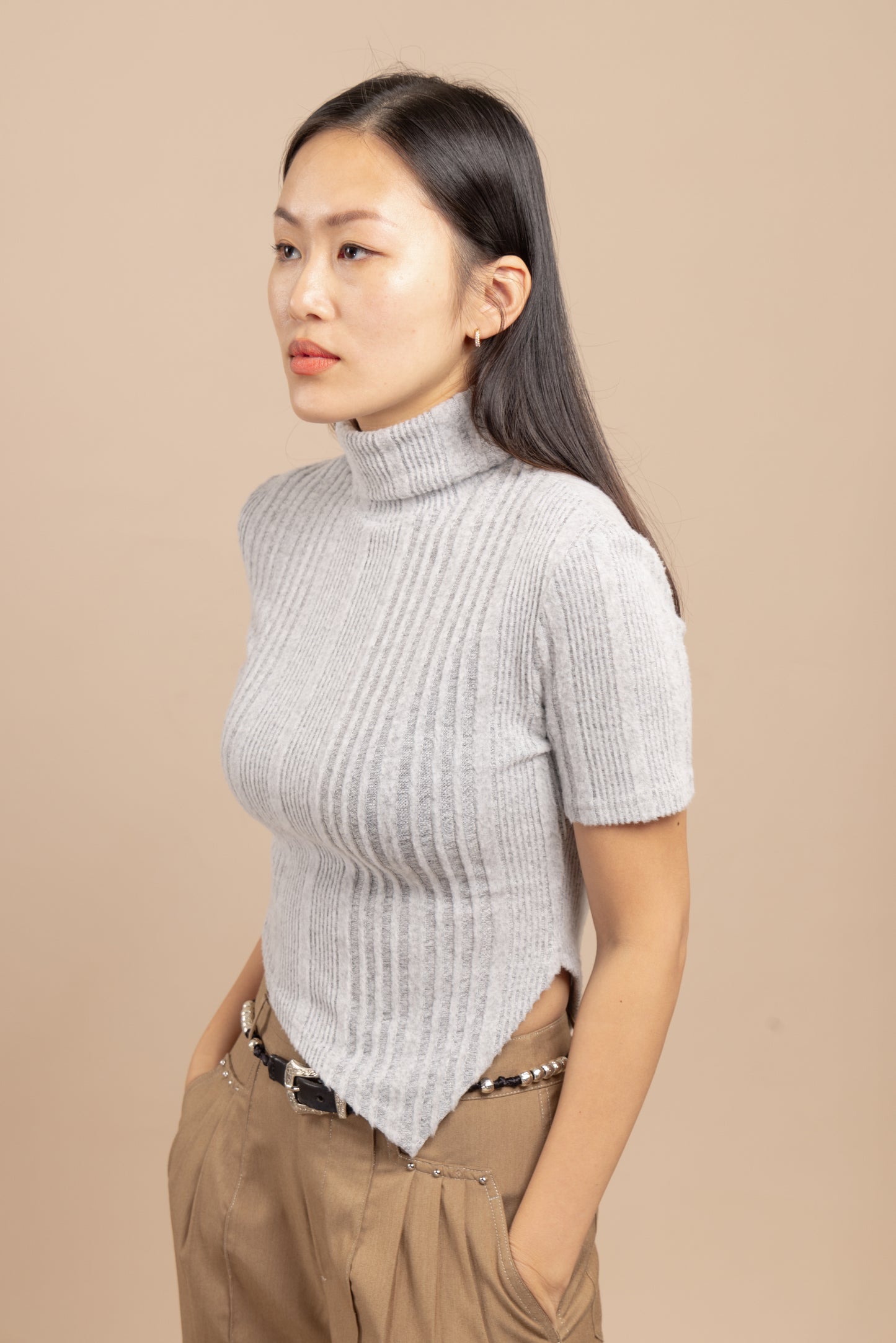 Ribbed blend jumper