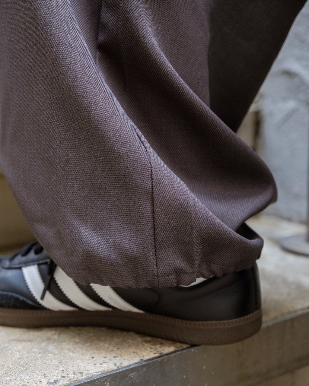 Grey 2-Way Drawstring Joggers