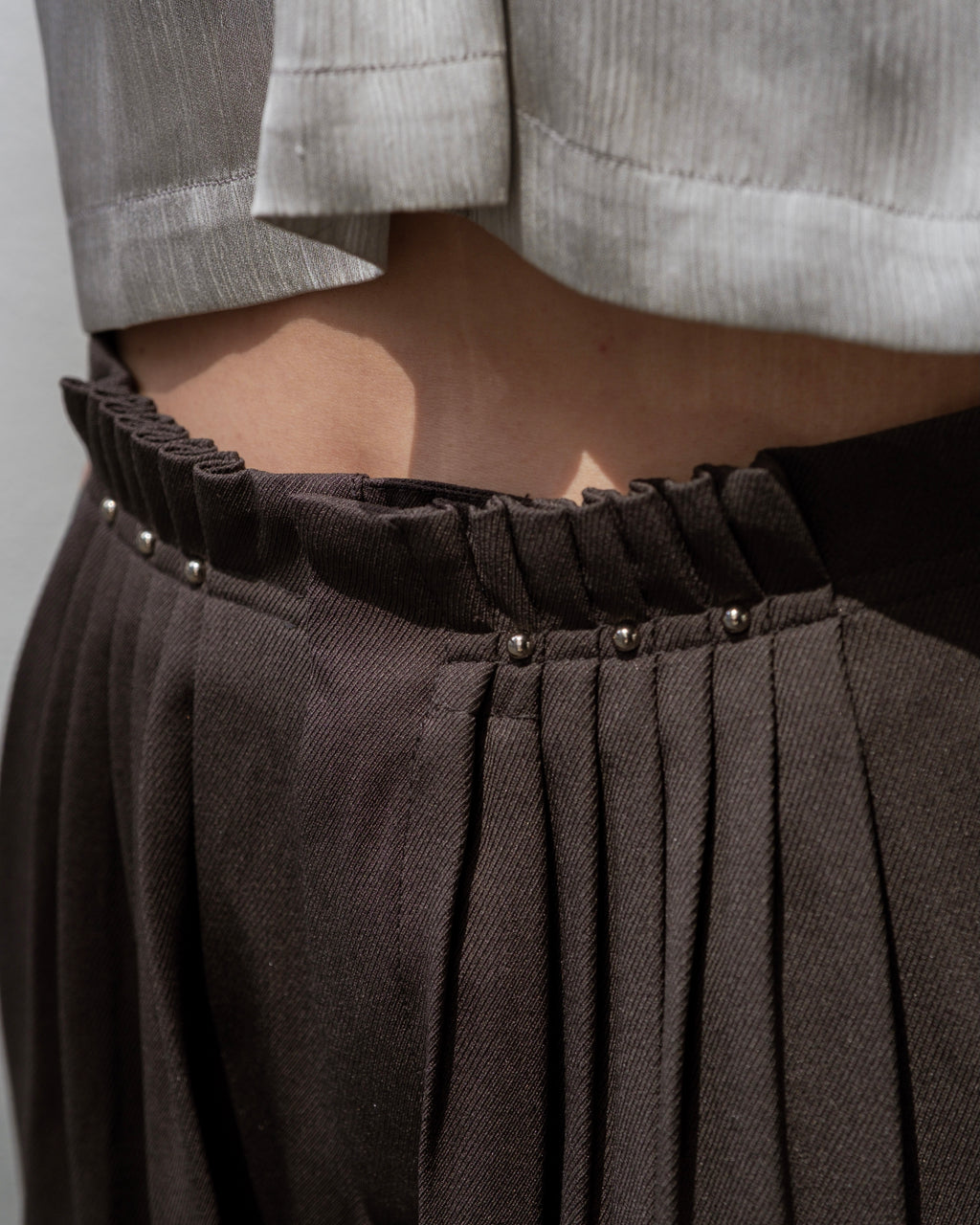 Grey 2-Way Drawstring Joggers