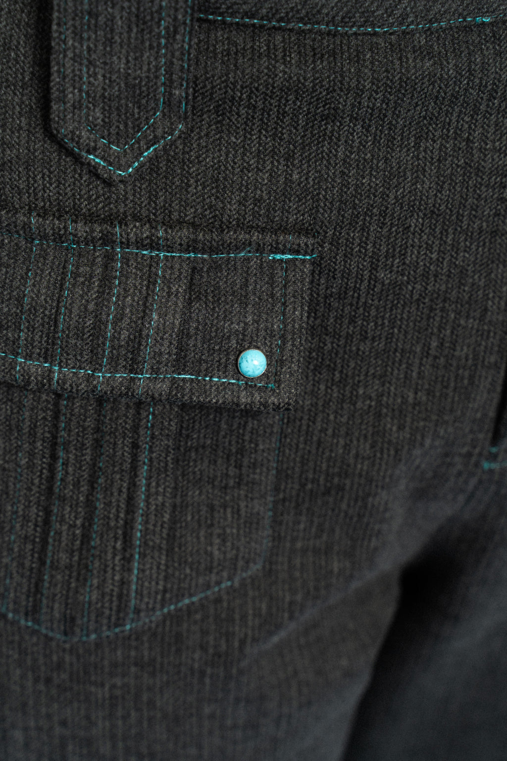 Dark Grey 70's bootcut trousers