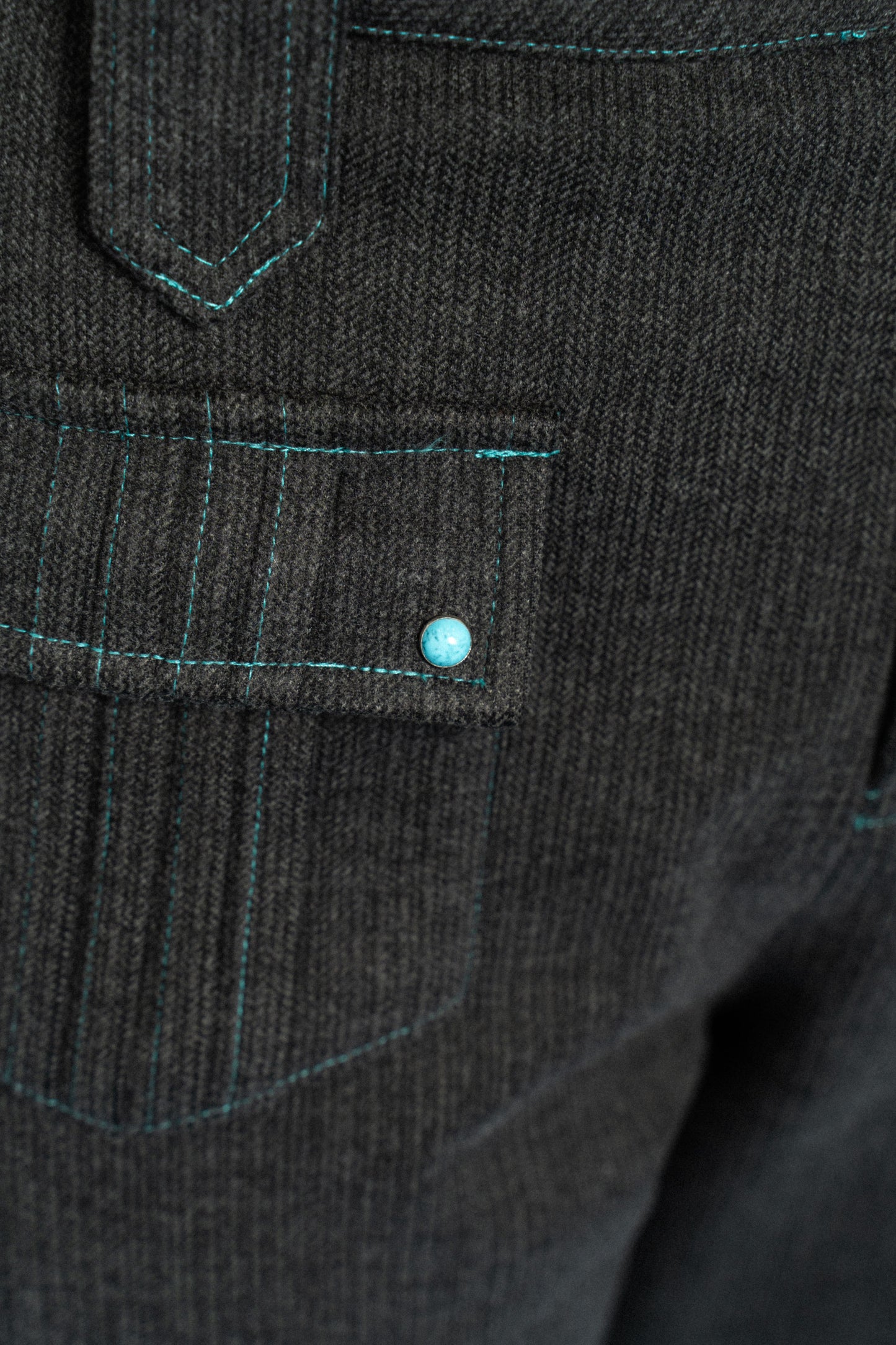 Dark Grey 70's bootcut trousers
