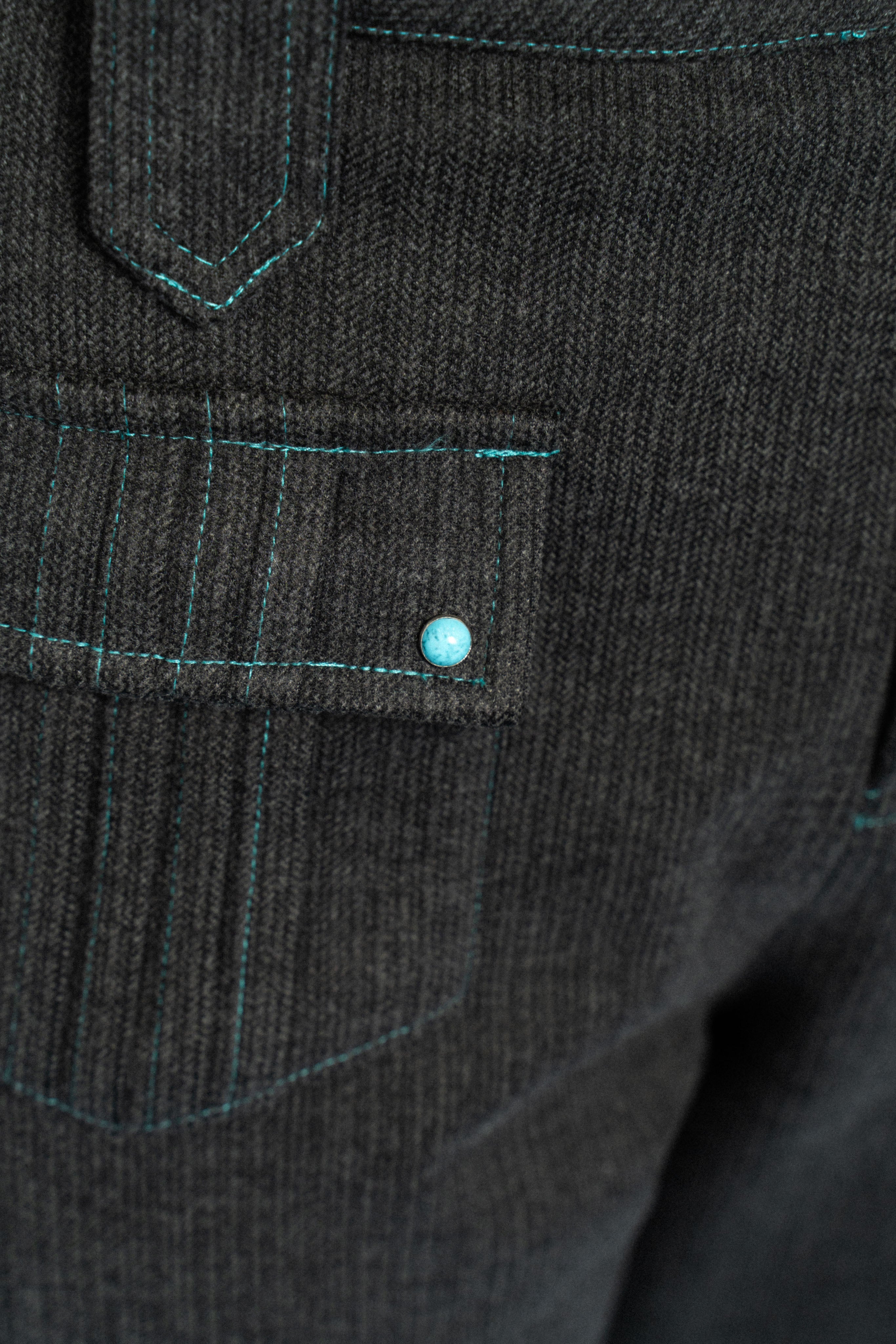Dark Grey 70's bootcut trousers