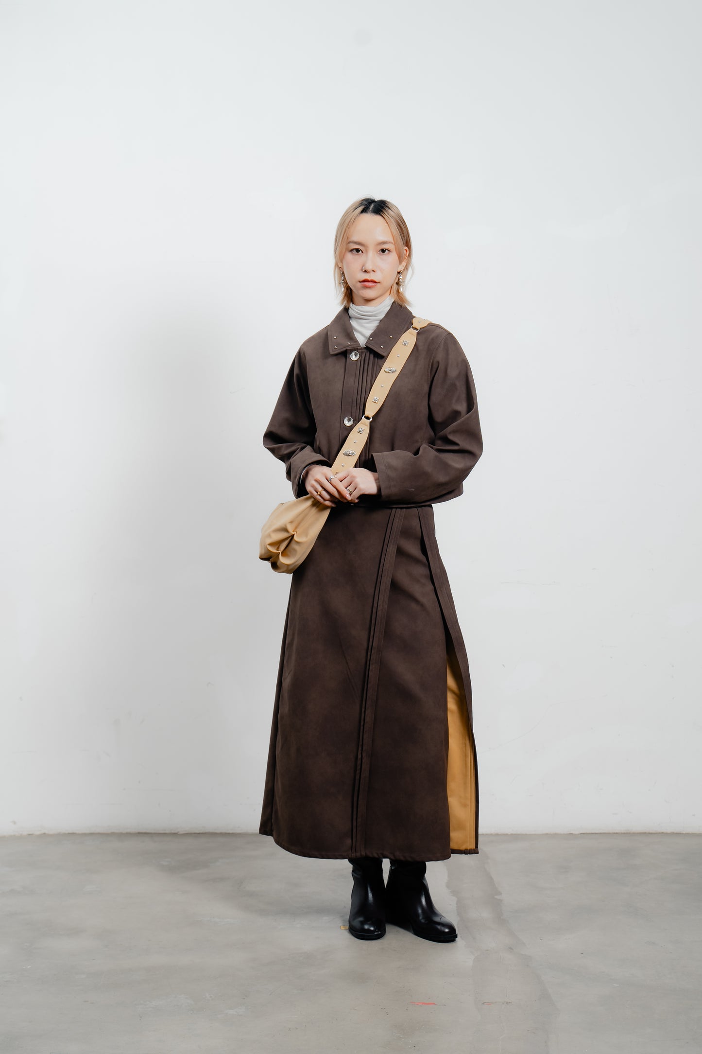 Mocha Suede Blend Jacket