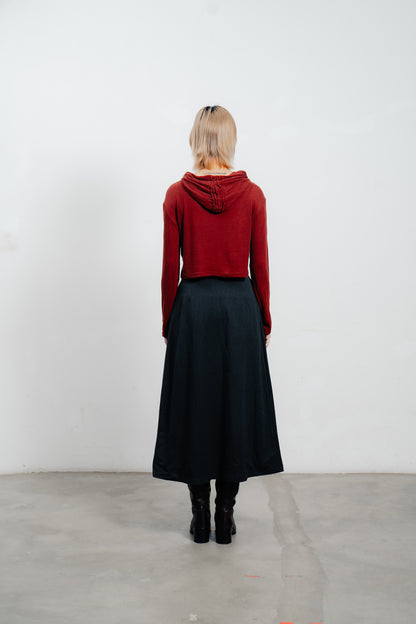 Long Sleeve Hooded Top