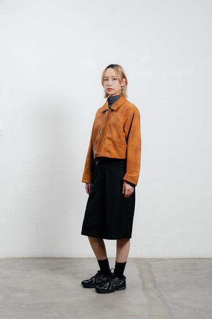 Caramel Suede Blend Jacket