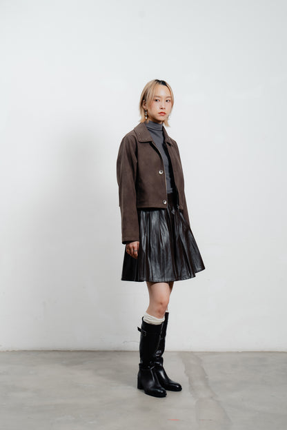 Mocha Suede Blend Jacket