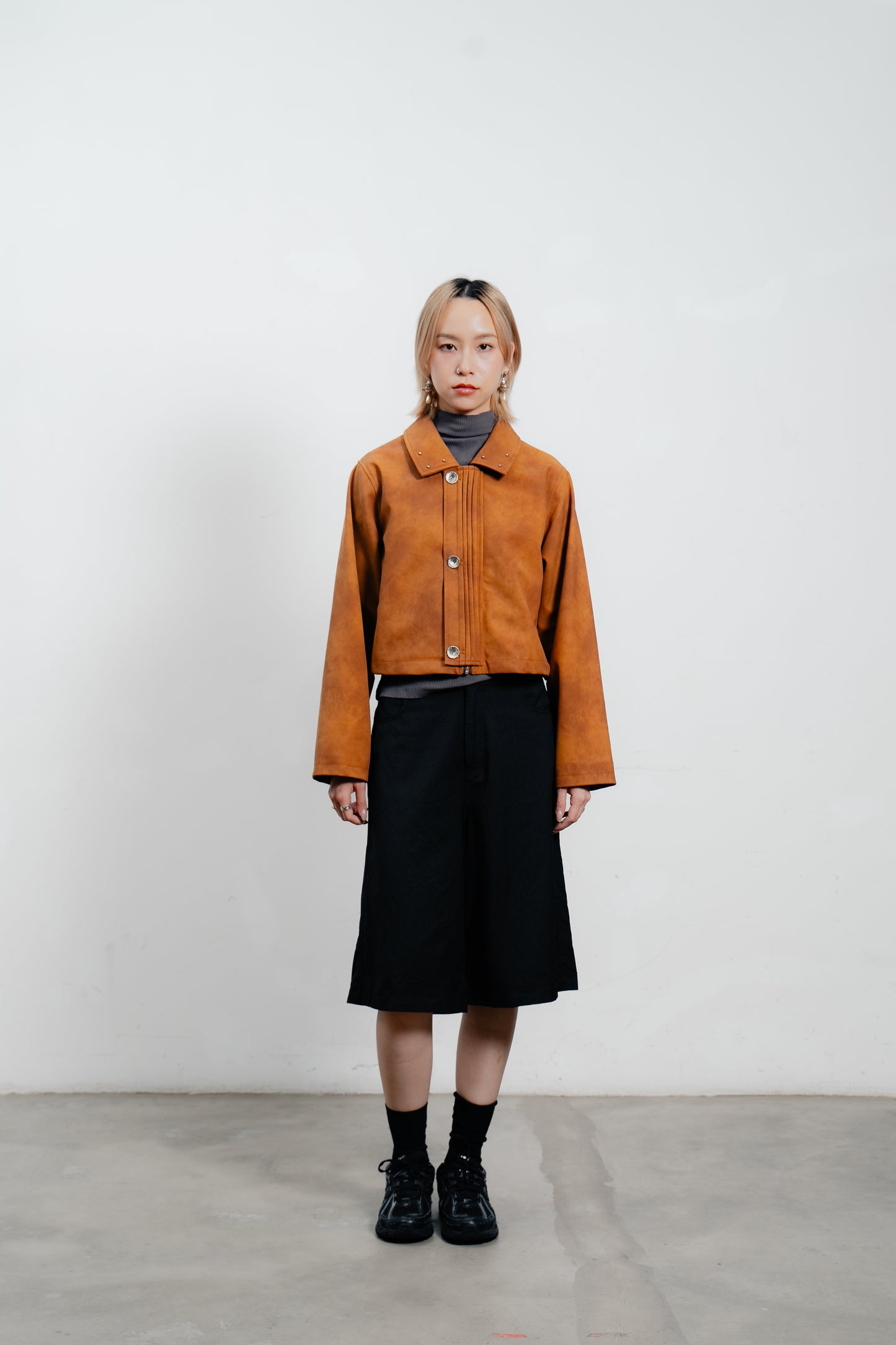 Caramel Suede Blend Jacket