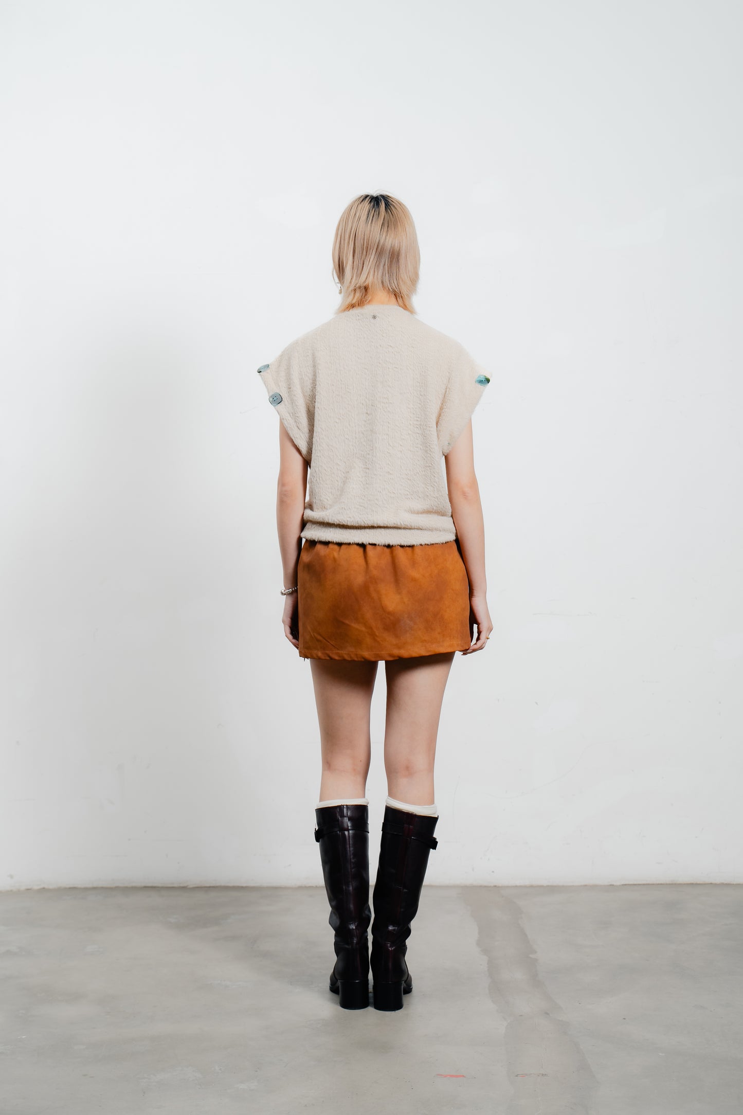 Suede Mini Skirt