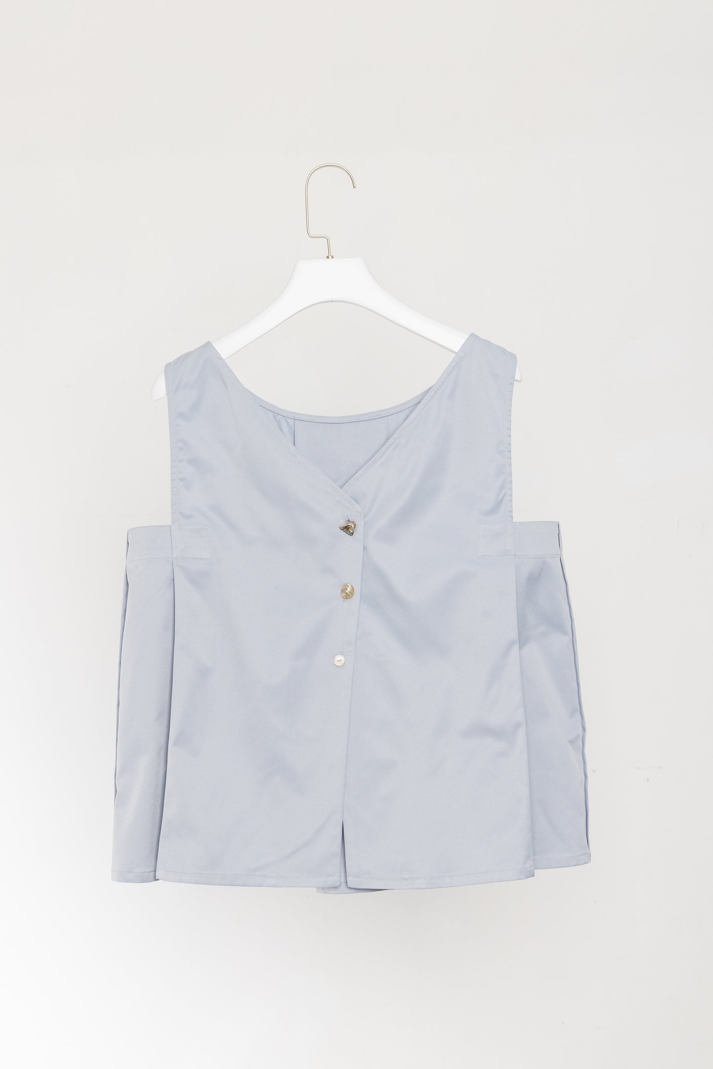 Blue Two ways V - lines Vest