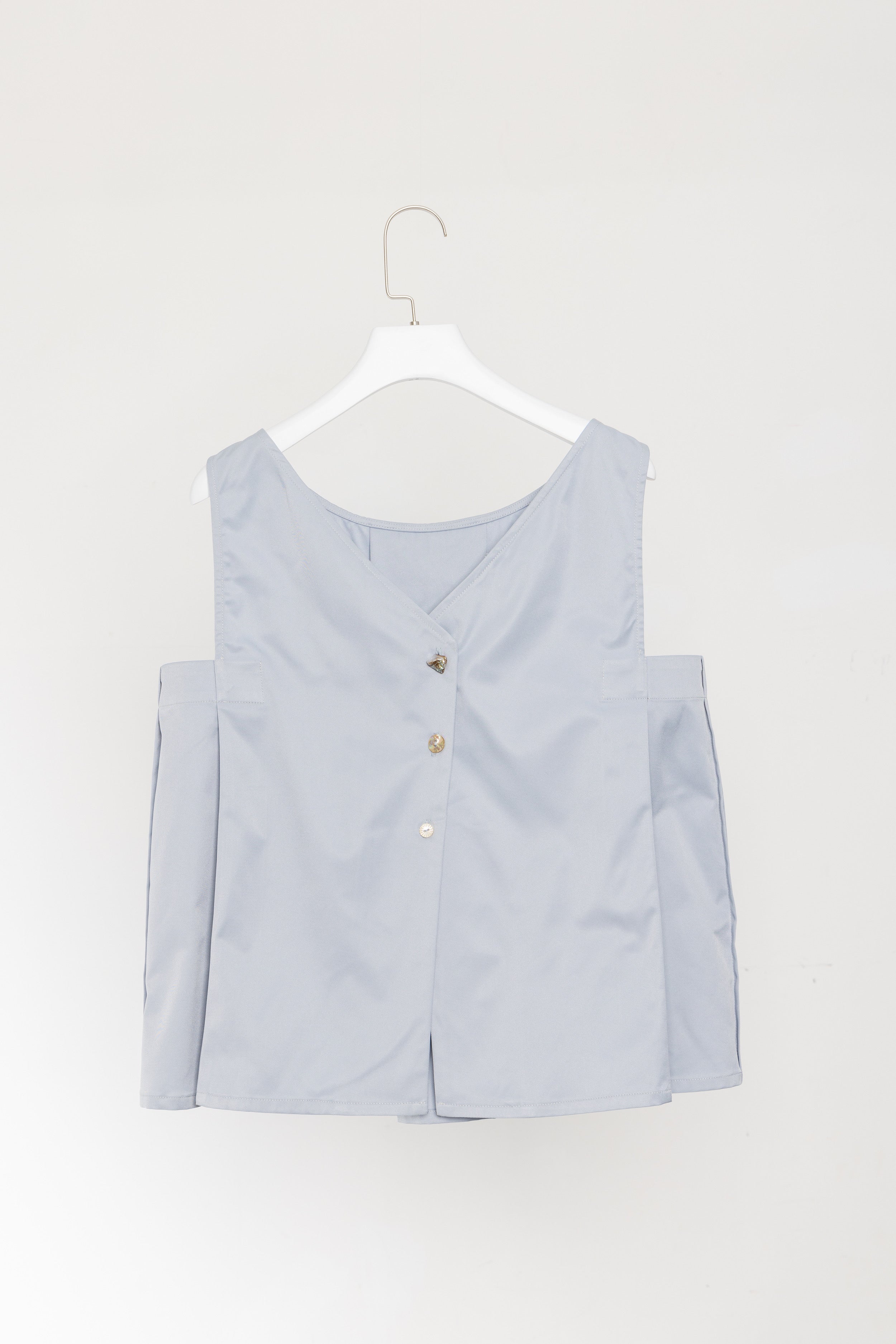 Blue Two ways V - lines Vest