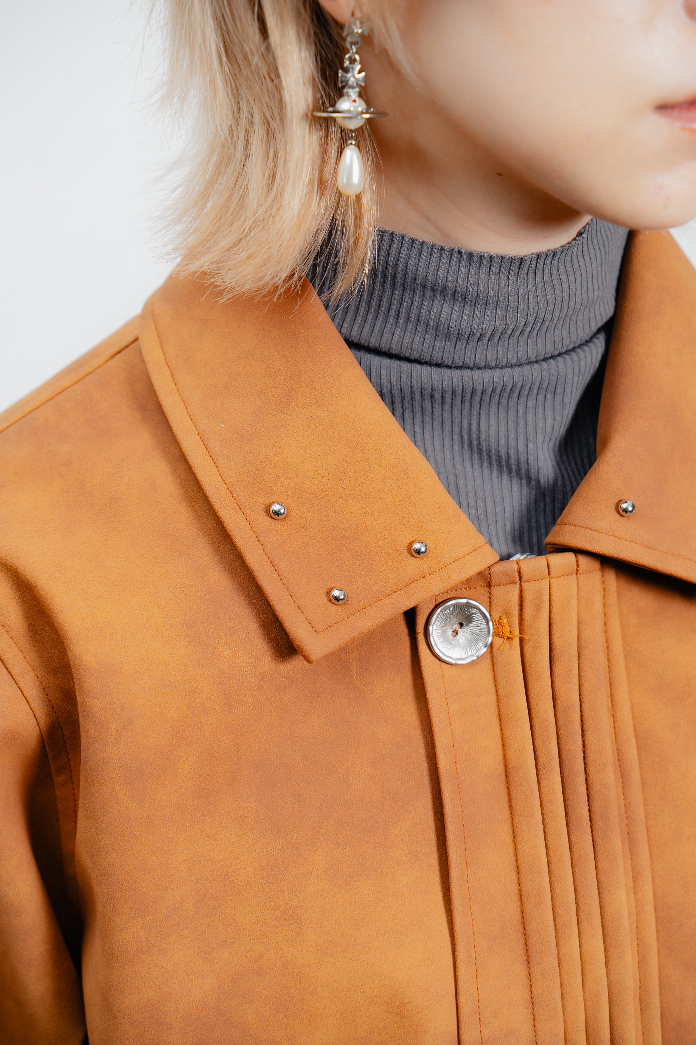 Caramel Suede Blend Jacket