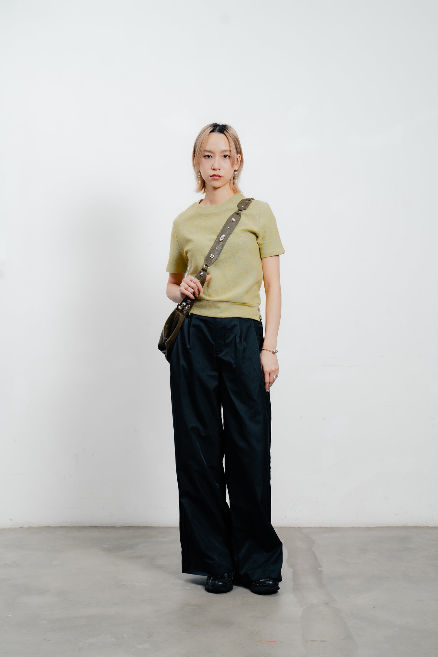 Wool Short Sleeve Jumper