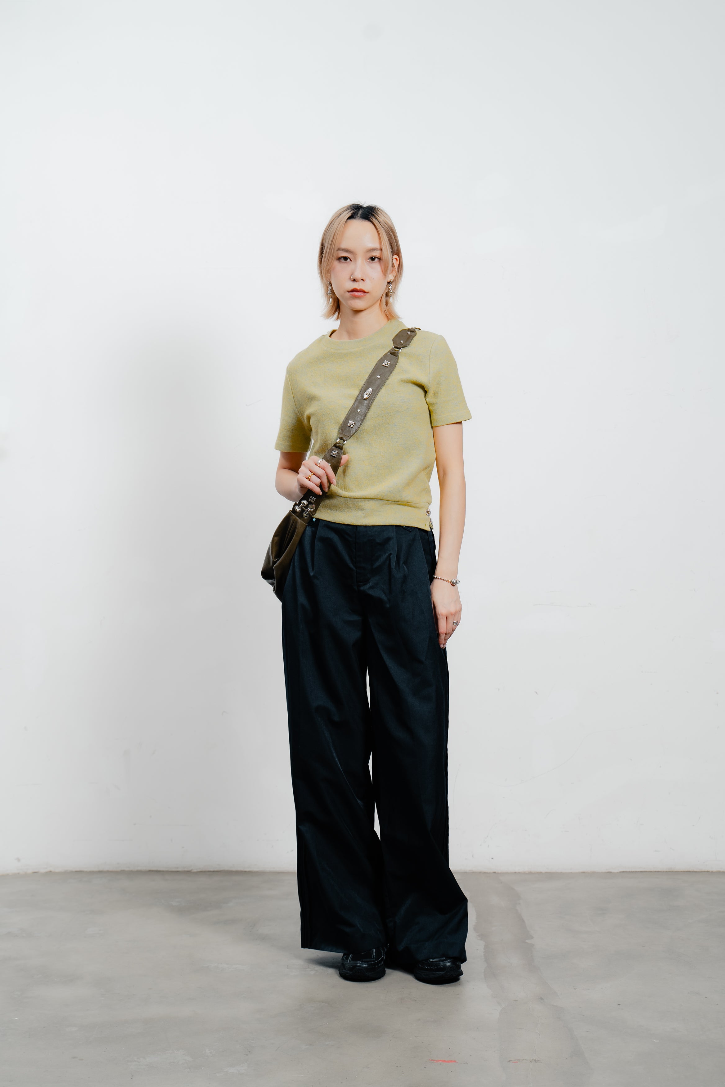 Wool Short Sleeve Jumper