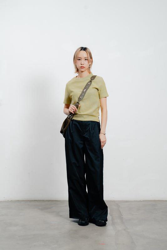 Wool Short Sleeve Jumper