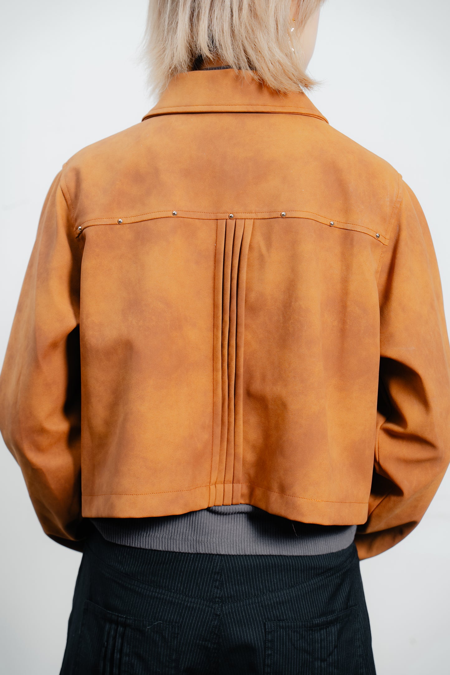 Caramel Suede Blend Jacket