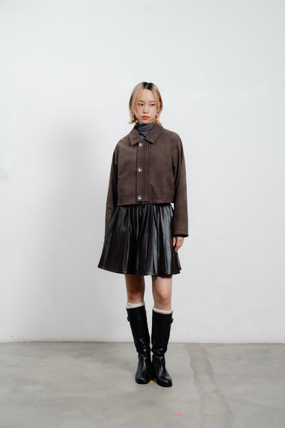 Mocha Suede Blend Jacket