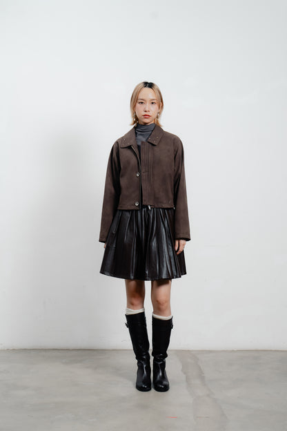 Mocha Suede Blend Jacket
