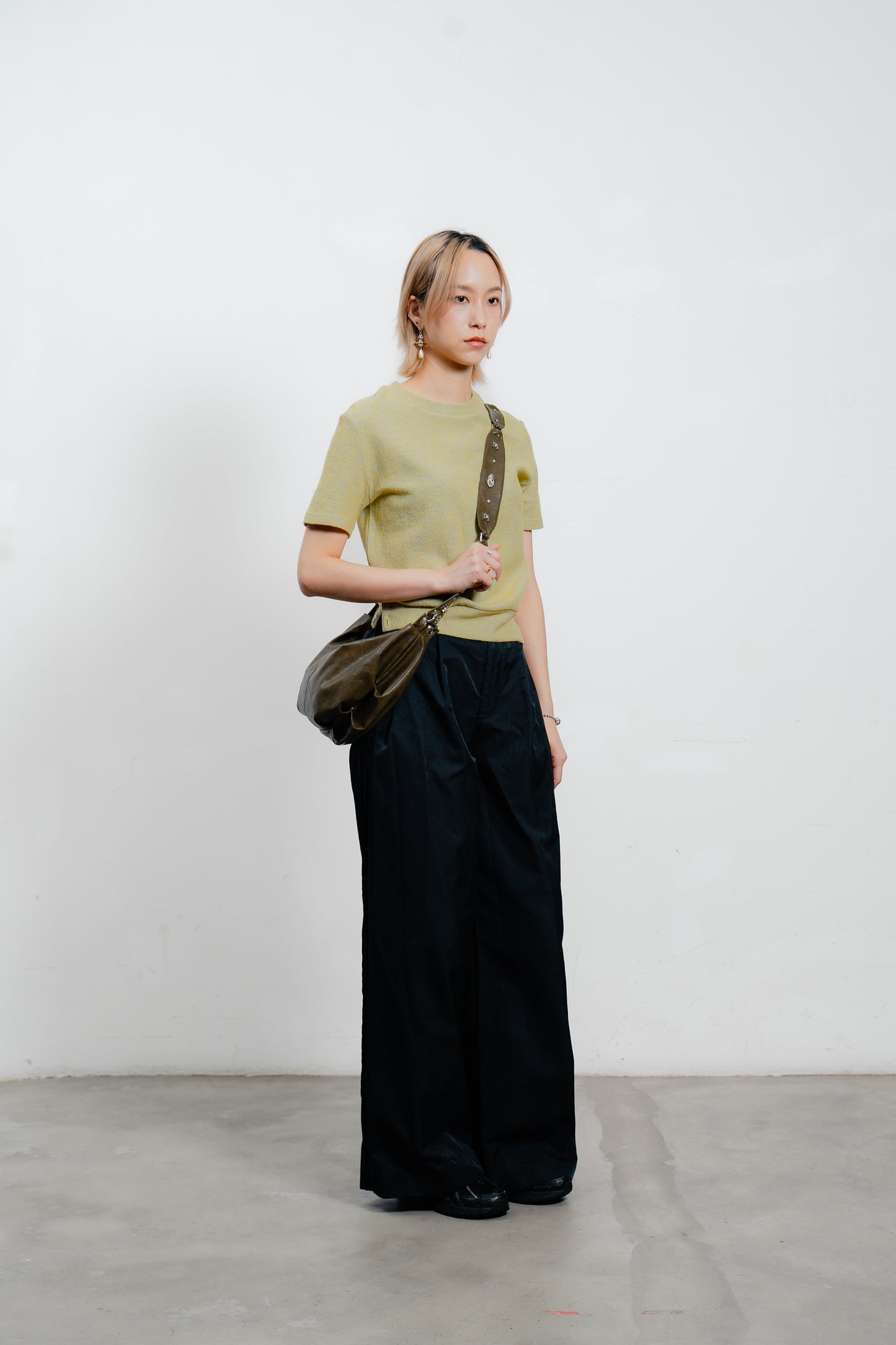 Wool Short Sleeve Jumper