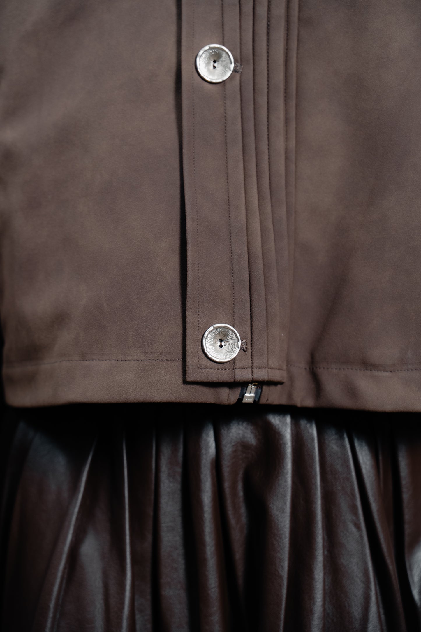 Mocha Suede Blend Jacket