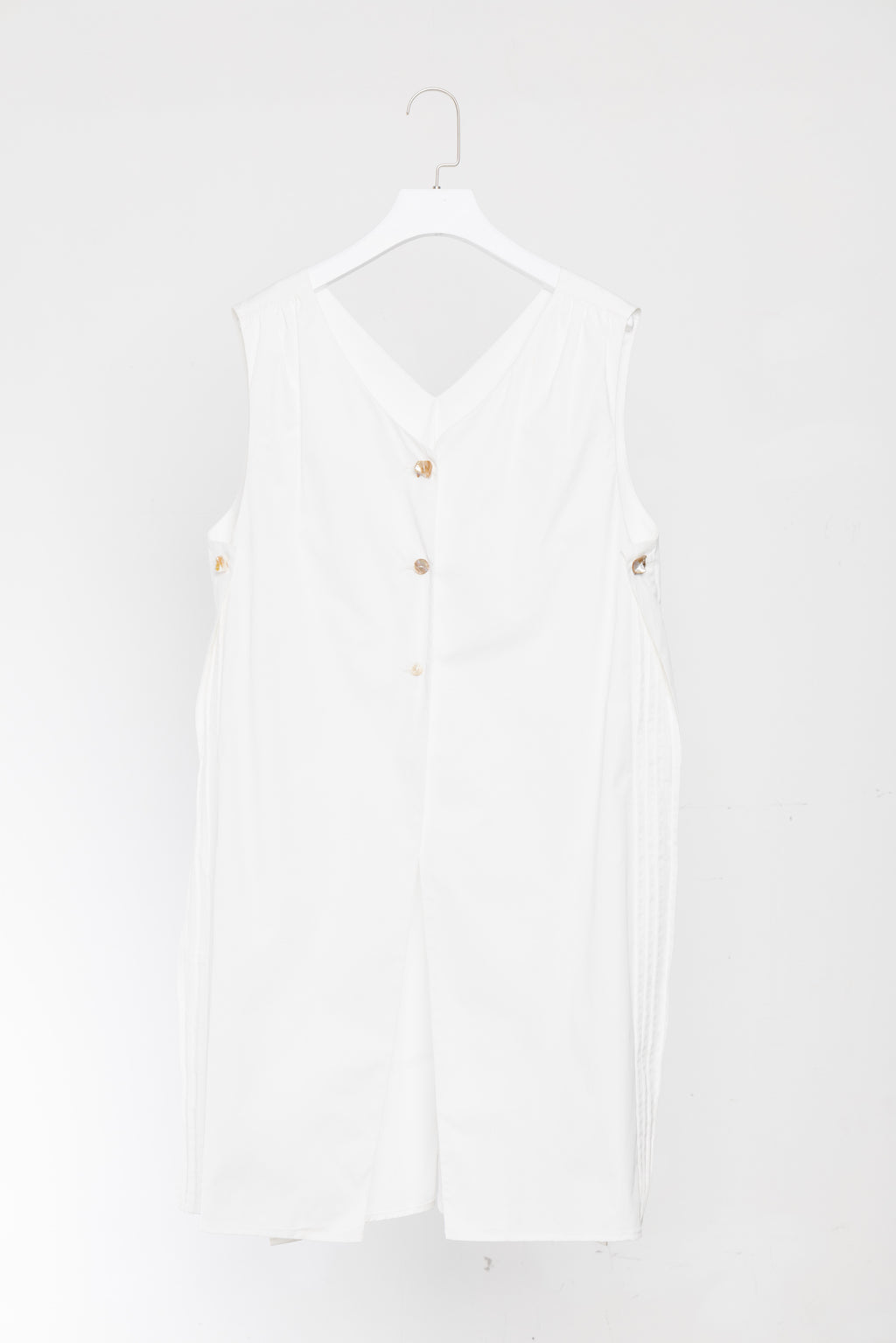 White Two Side Top Dress