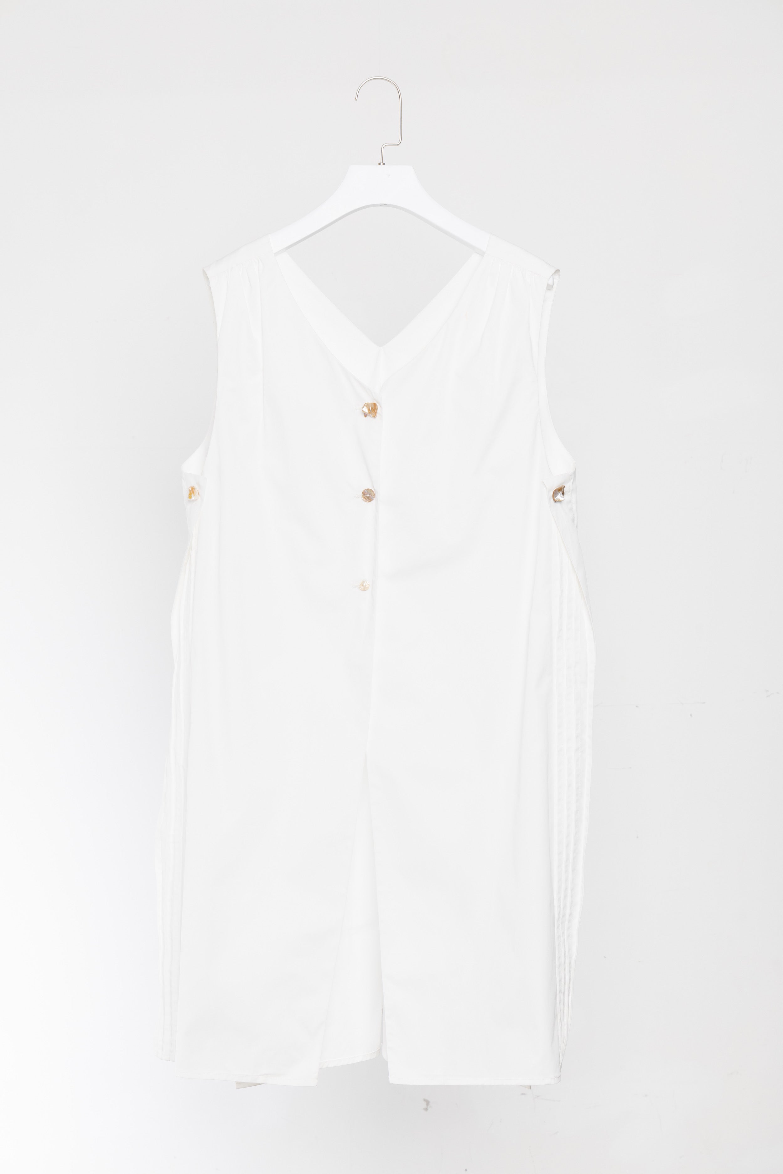 White Two Side Top Dress