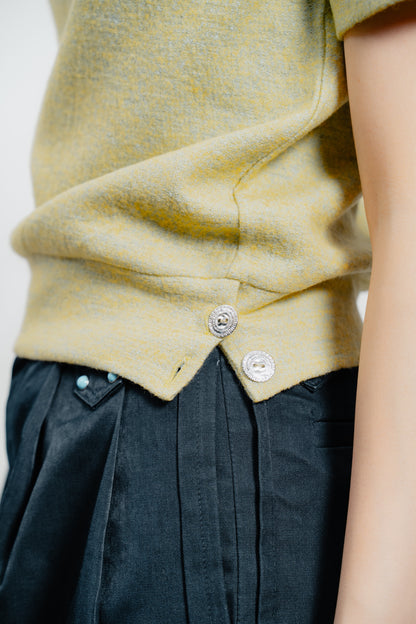 Wool Short Sleeve Jumper