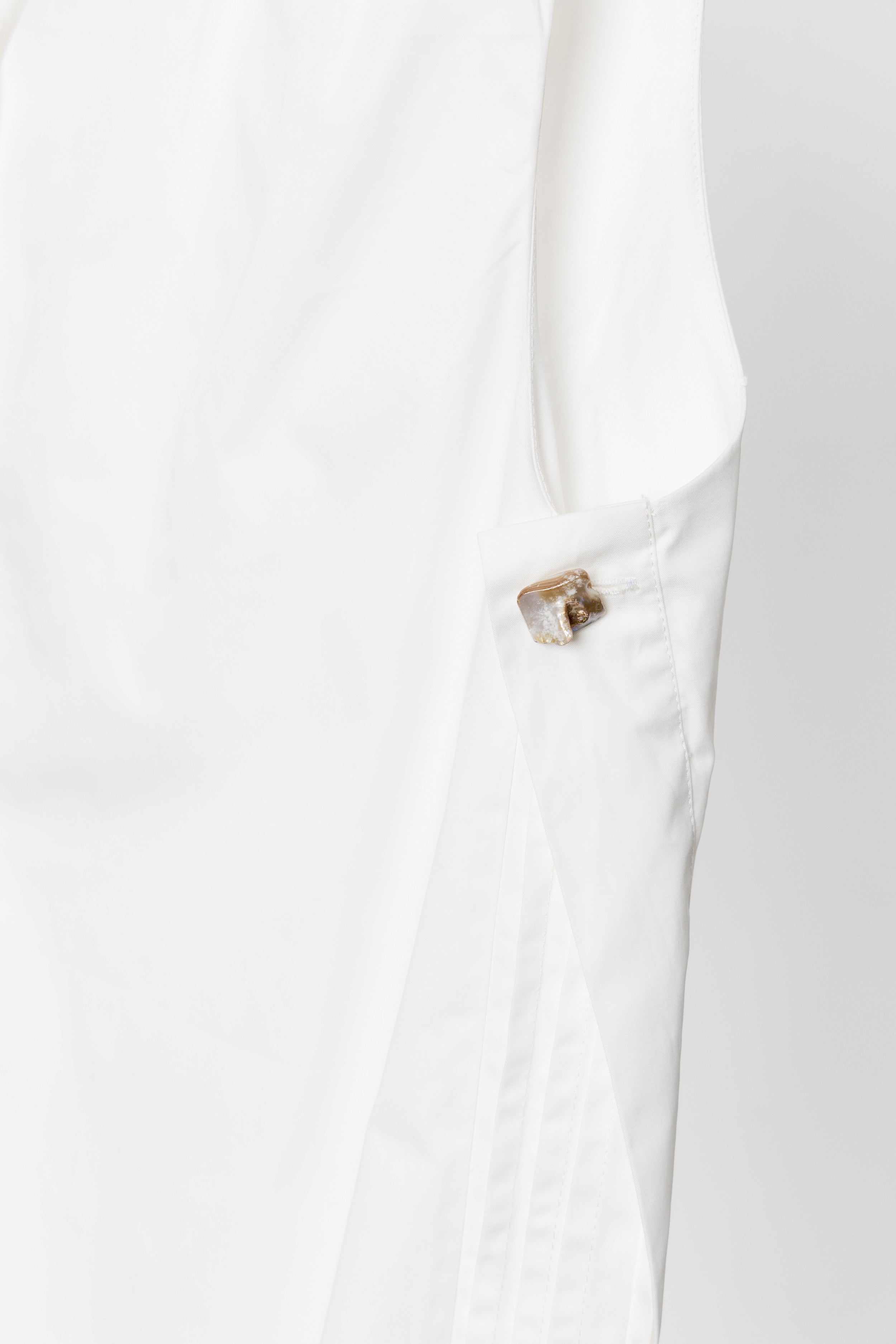 White Two Side Top Dress