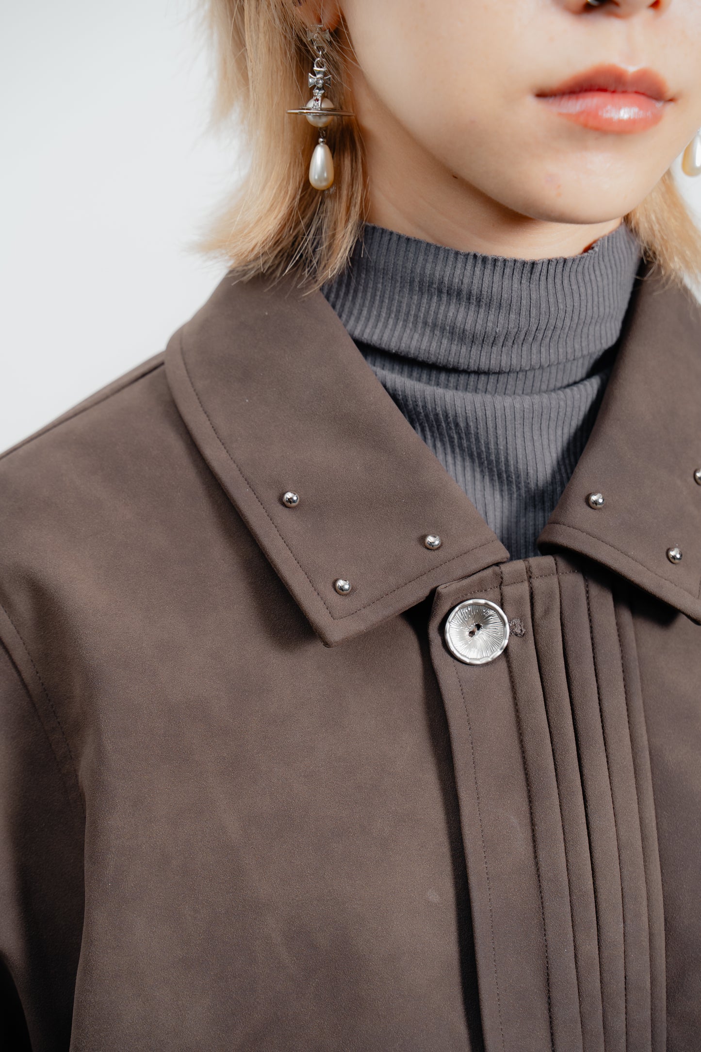 Mocha Suede Blend Jacket