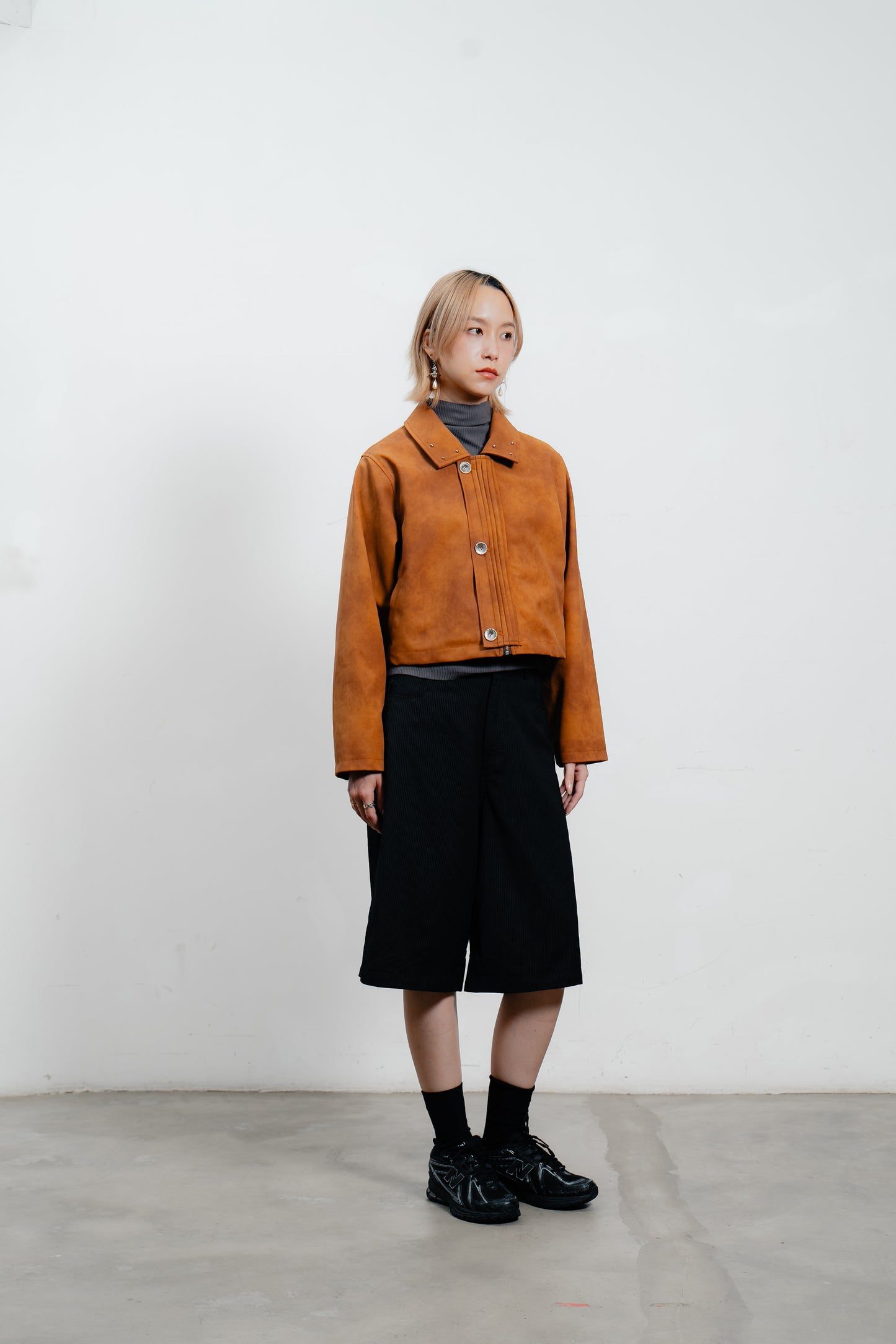 Caramel Suede Blend Jacket