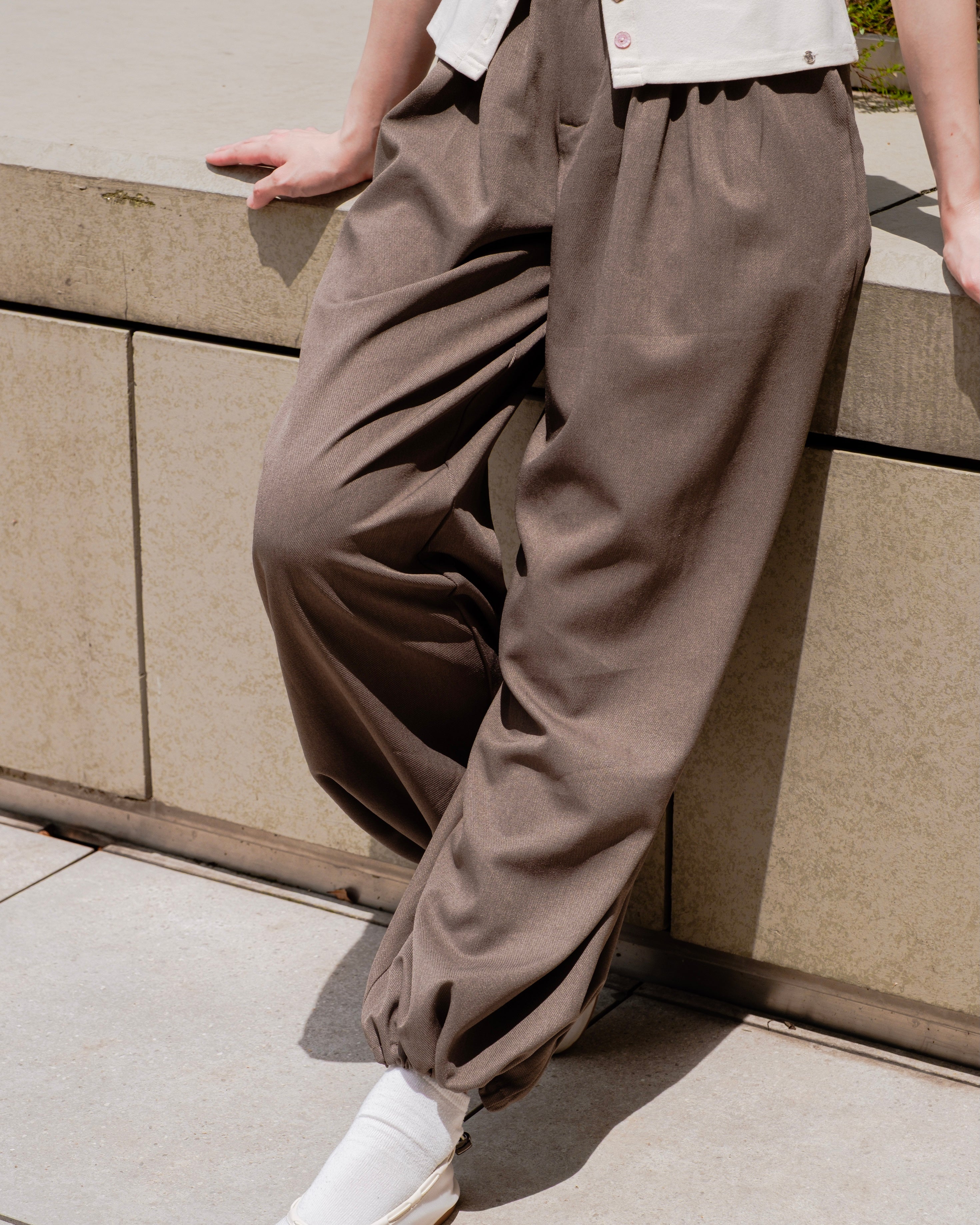 Sage Green 2-Way Drawstring Joggers
