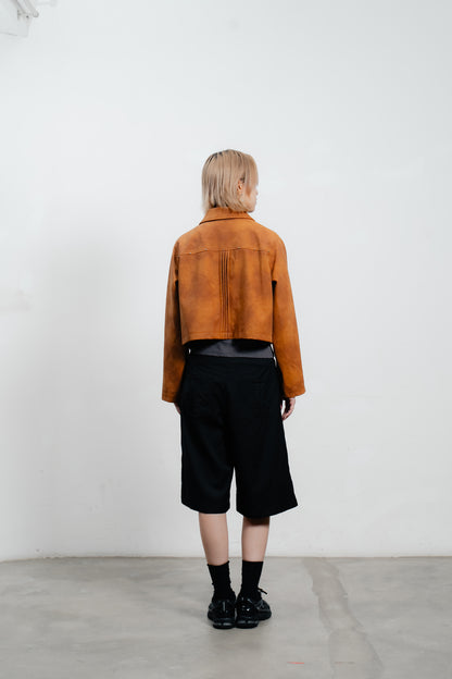 Caramel Suede Blend Jacket