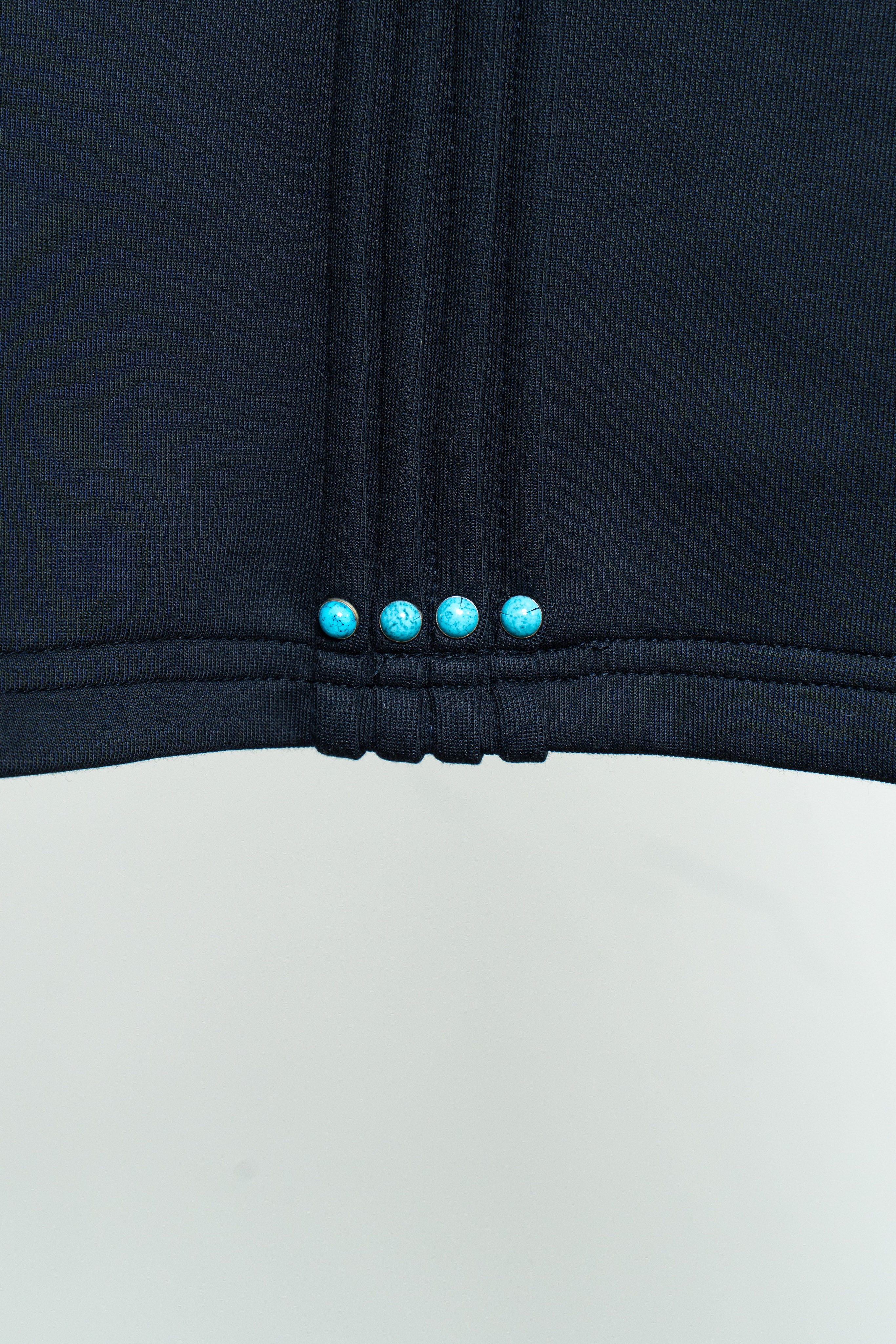 Black Sleeve Crop Sweatshirt